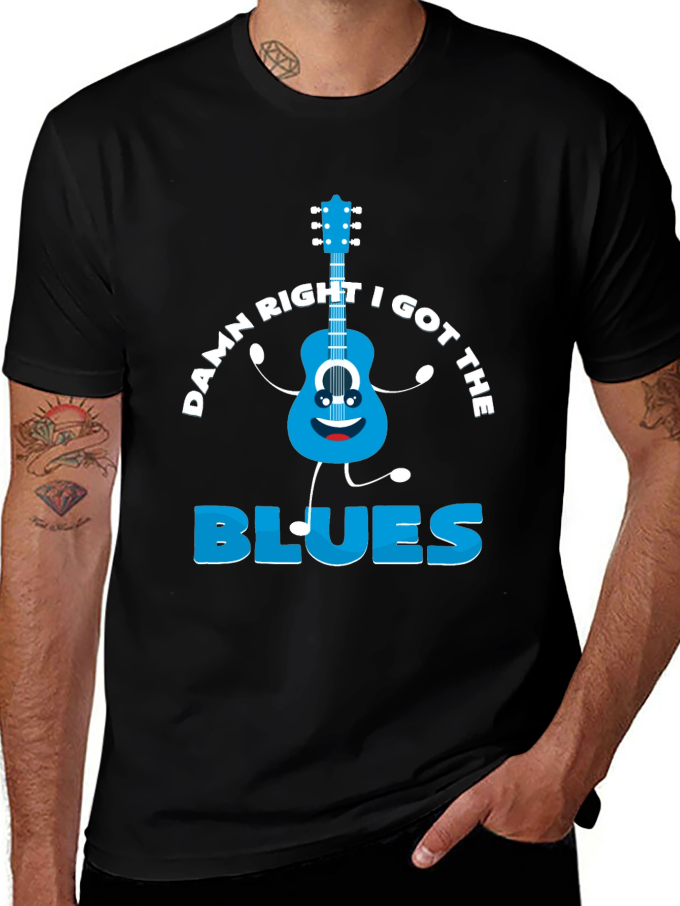Damn Right I Got The Blues Graphic Tee