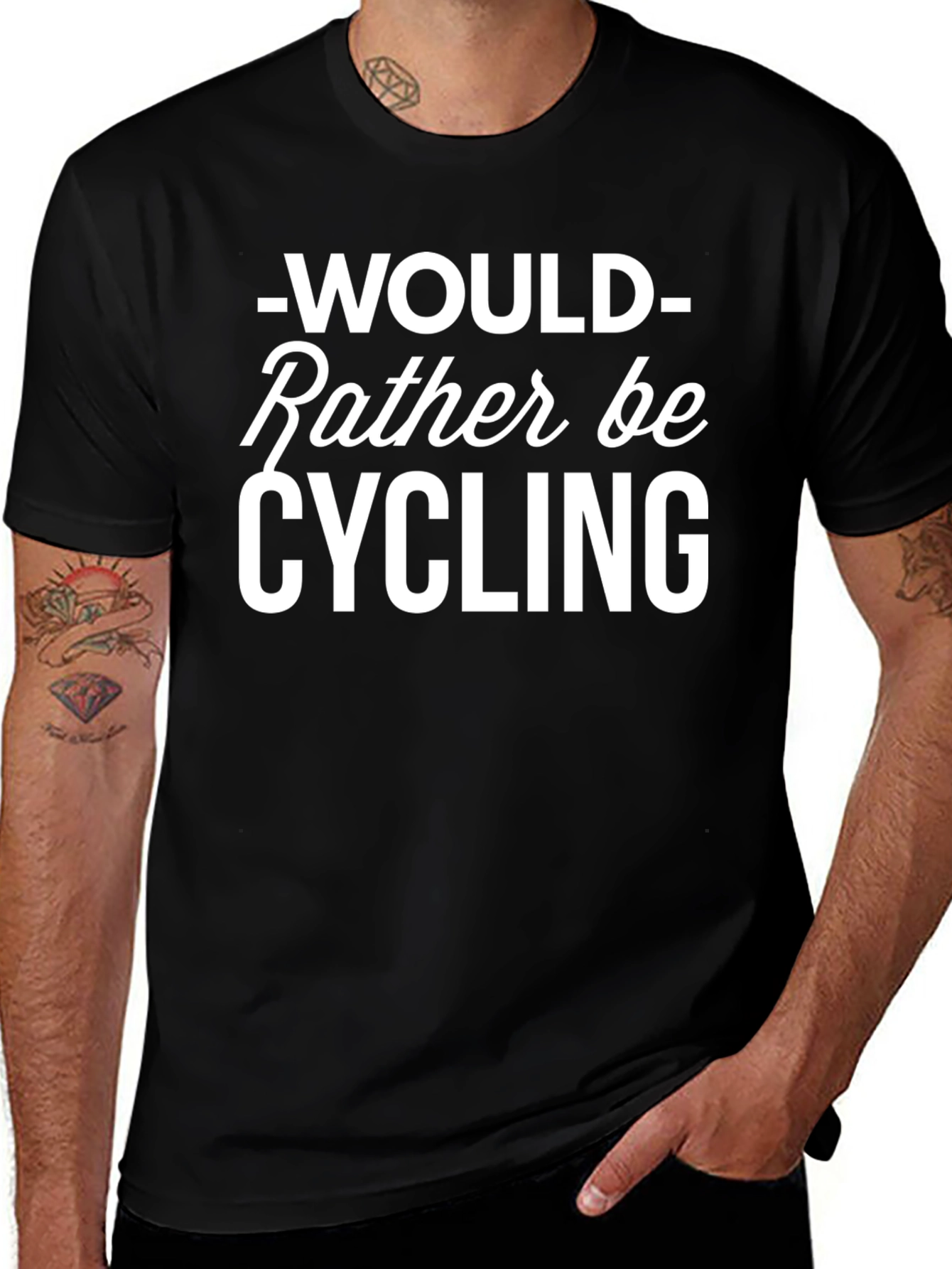 Would Rather Be Cycling T-Shirt