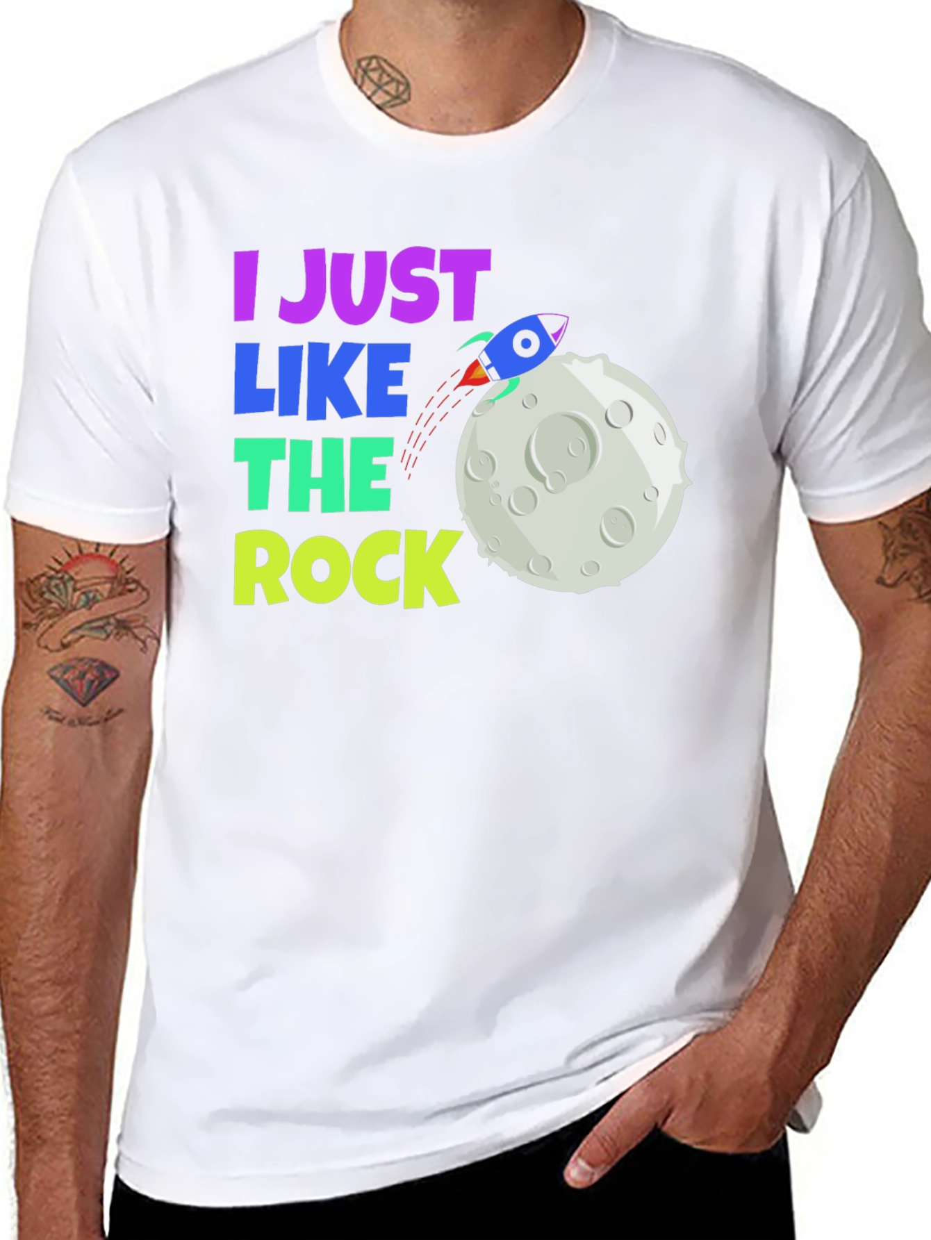 I Just Like The Rock Graphic Tee