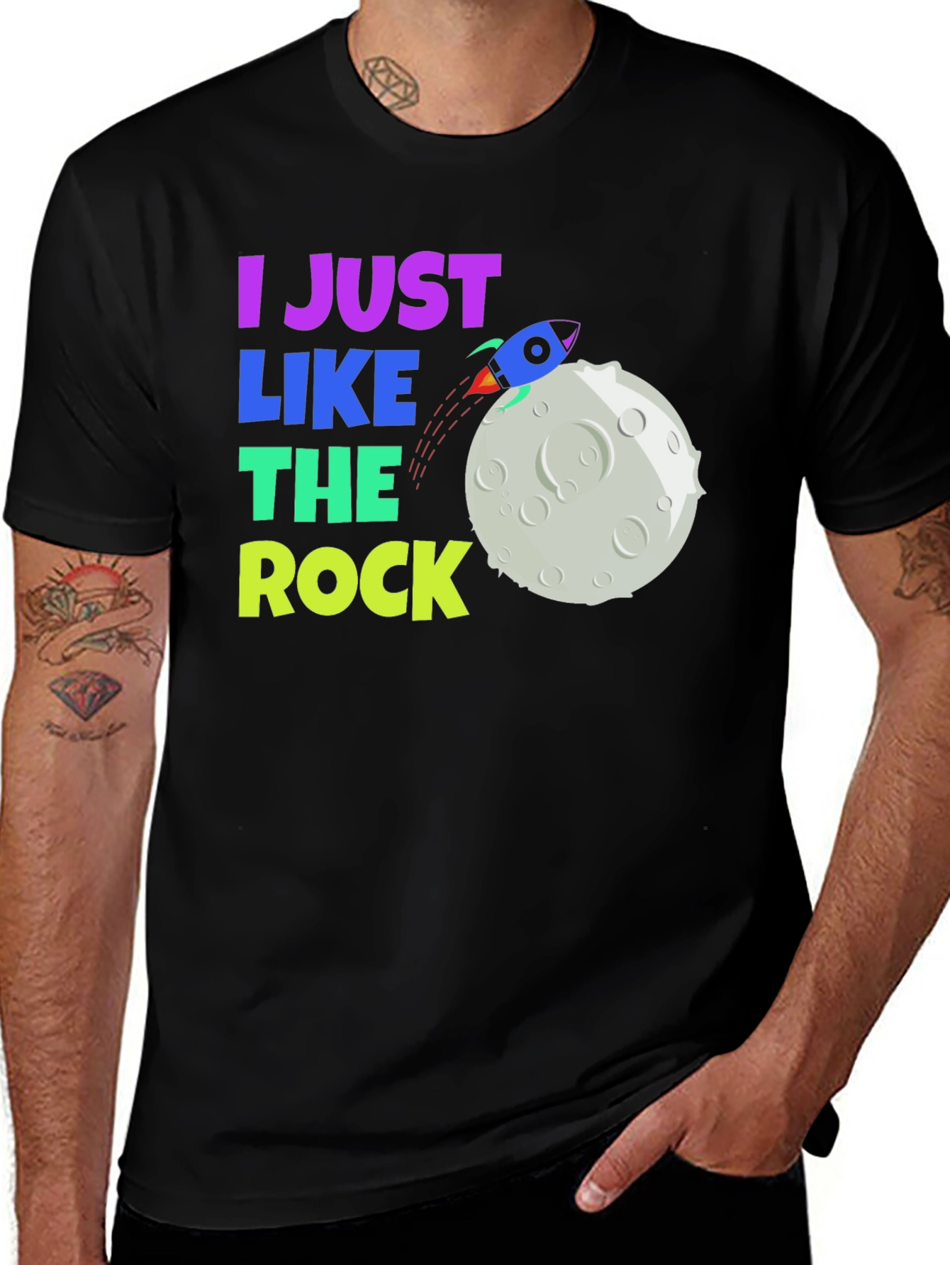 I Just Like The Rock Graphic Tee