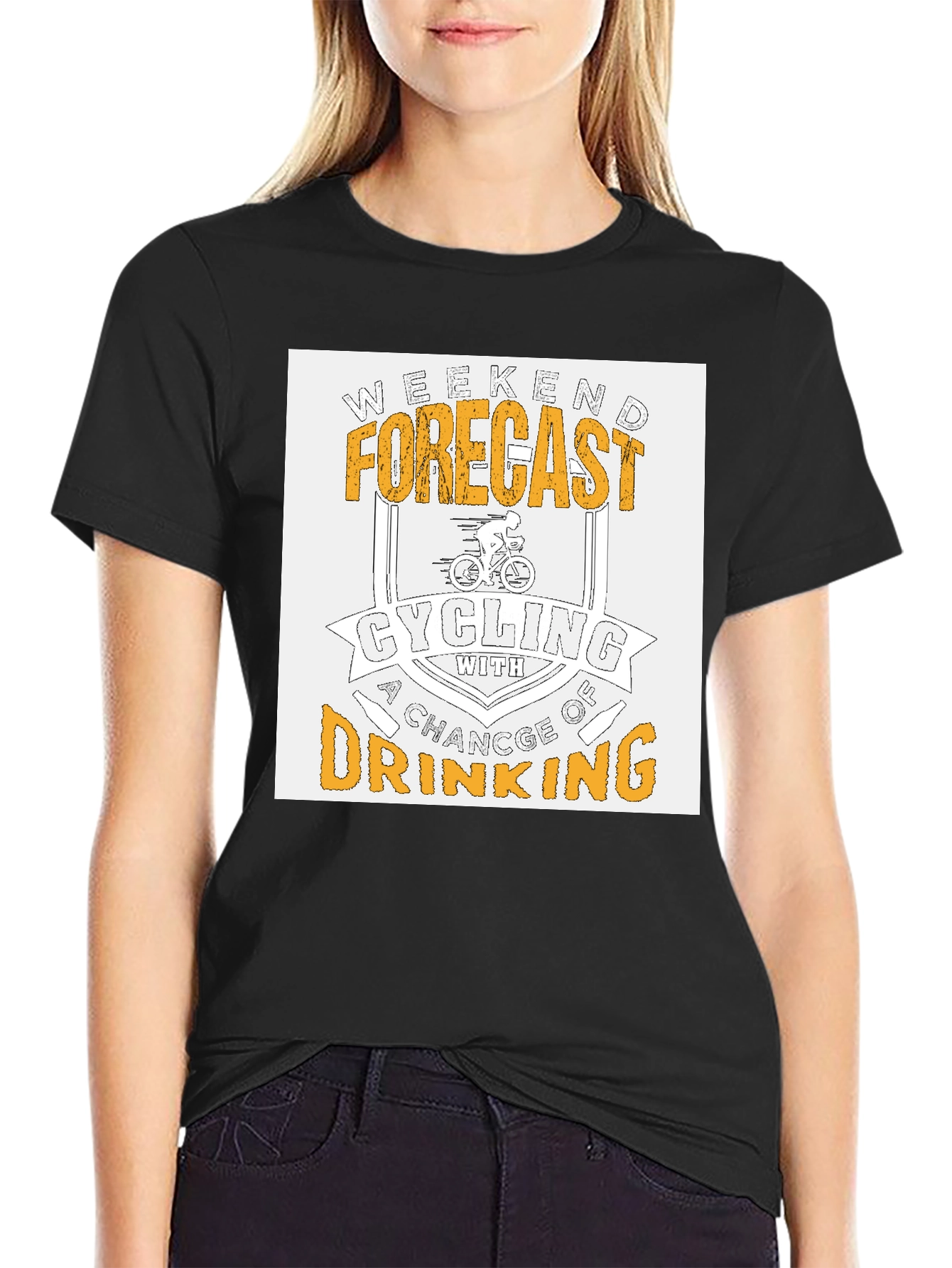 Cycling & Drinking Forecast T-Shirt