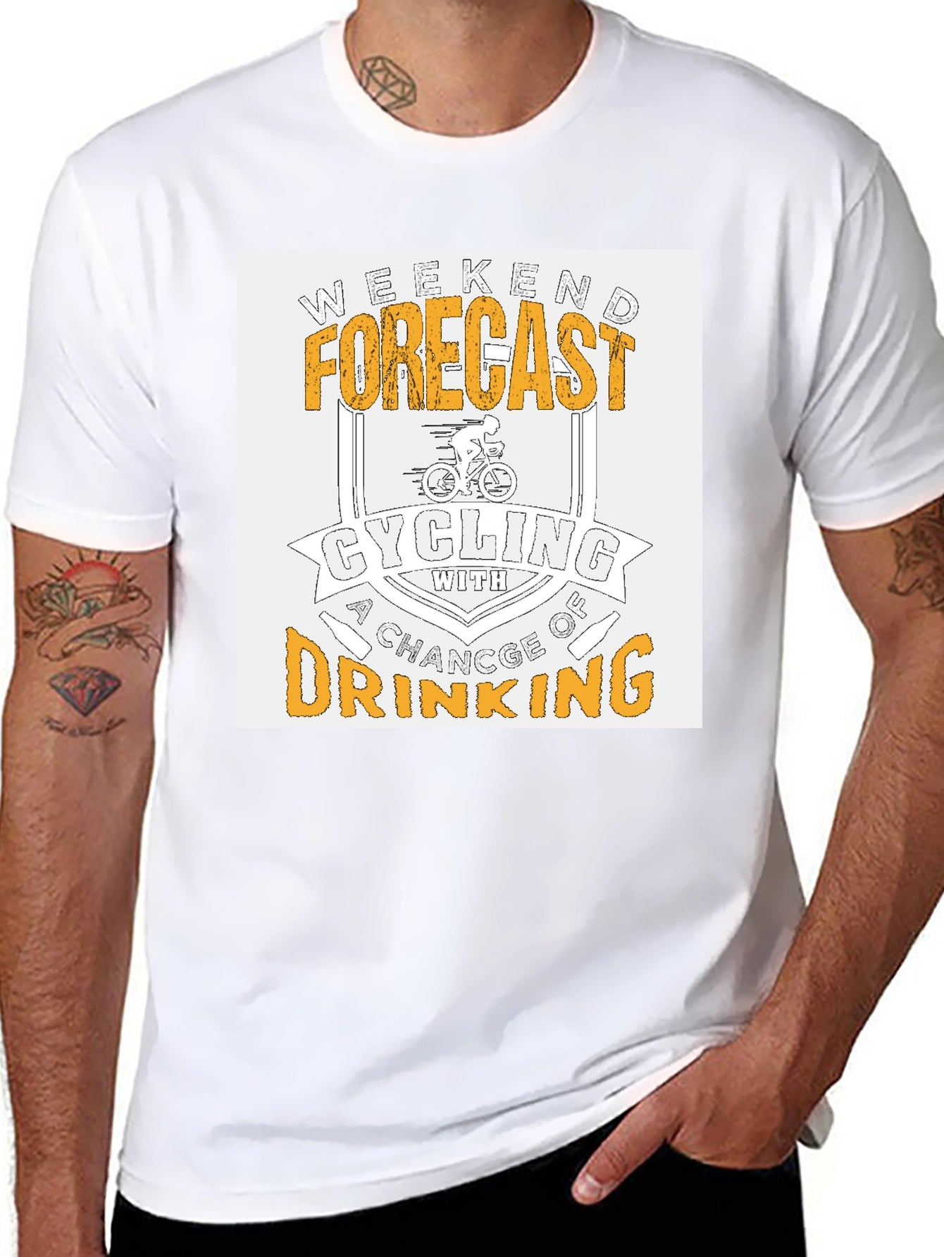 Cycling & Drinking Forecast T-Shirt