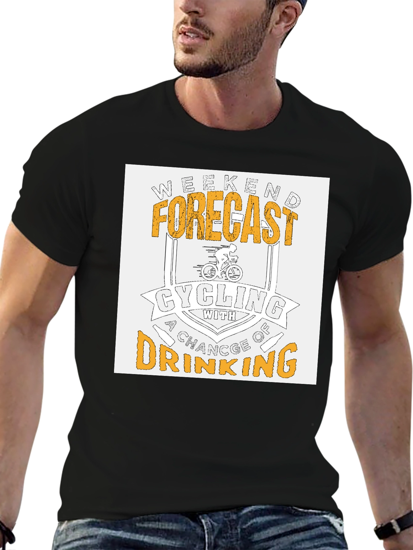 Cycling & Drinking Forecast T-Shirt
