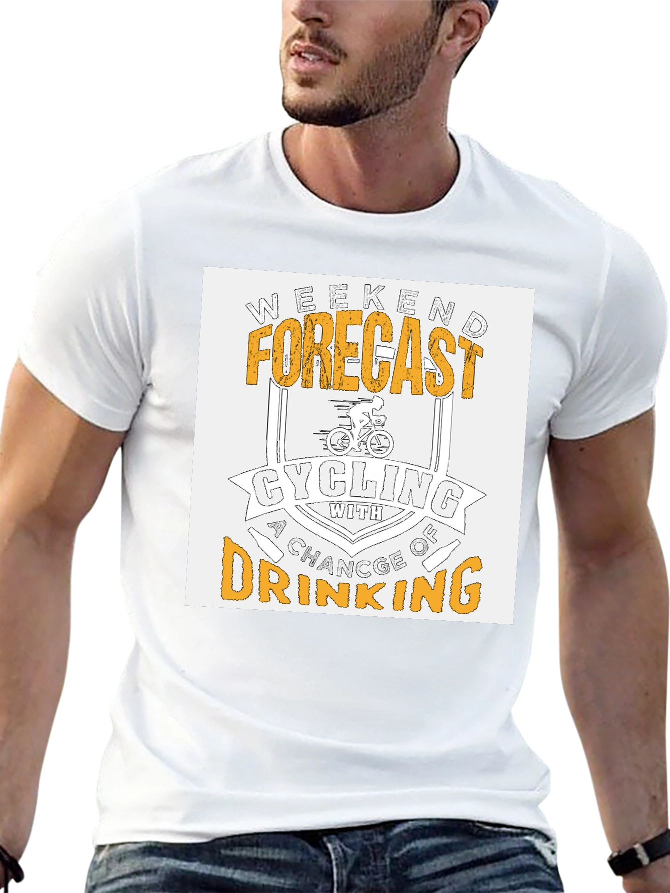 Cycling & Drinking Forecast T-Shirt