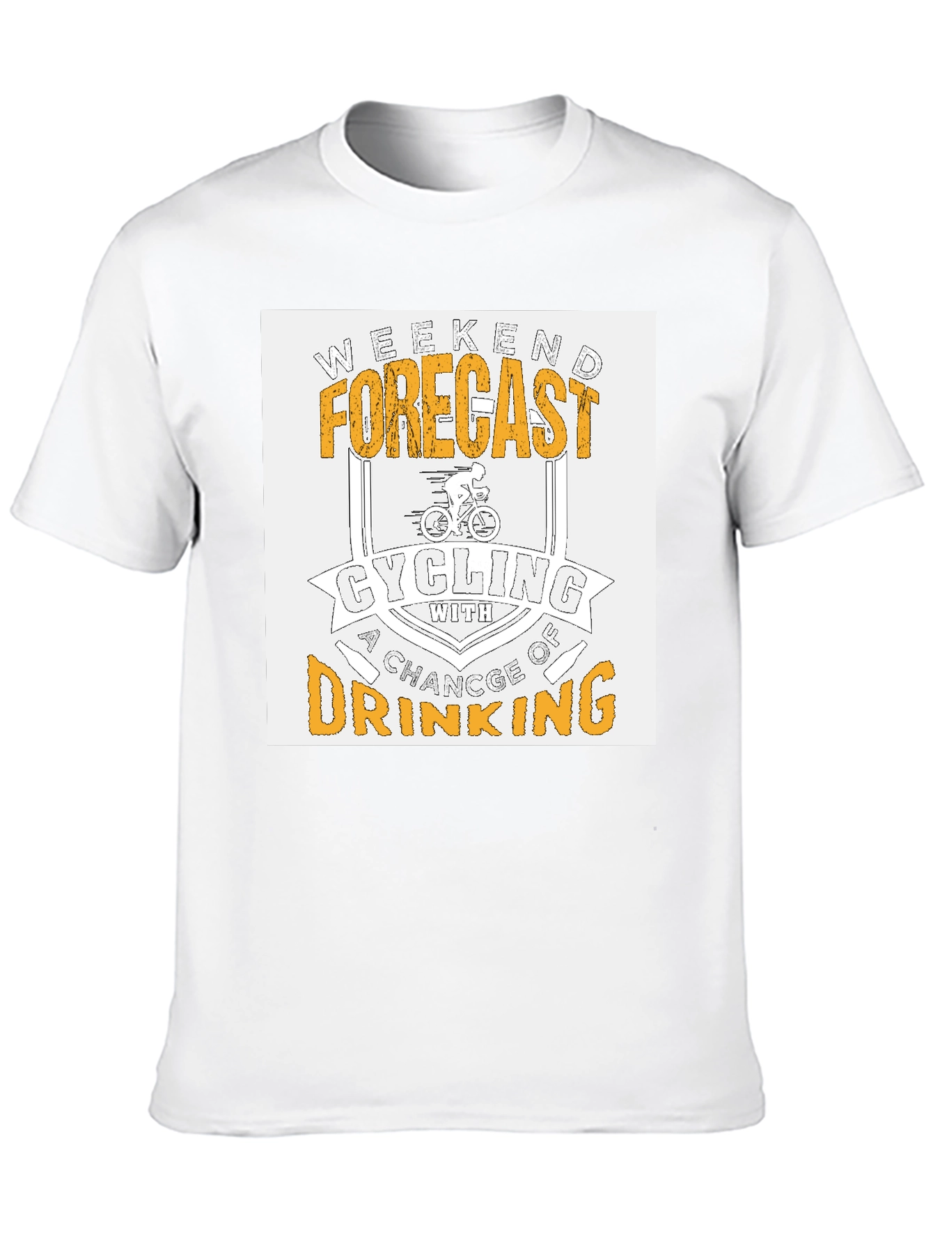 Cycling & Drinking Forecast T-Shirt
