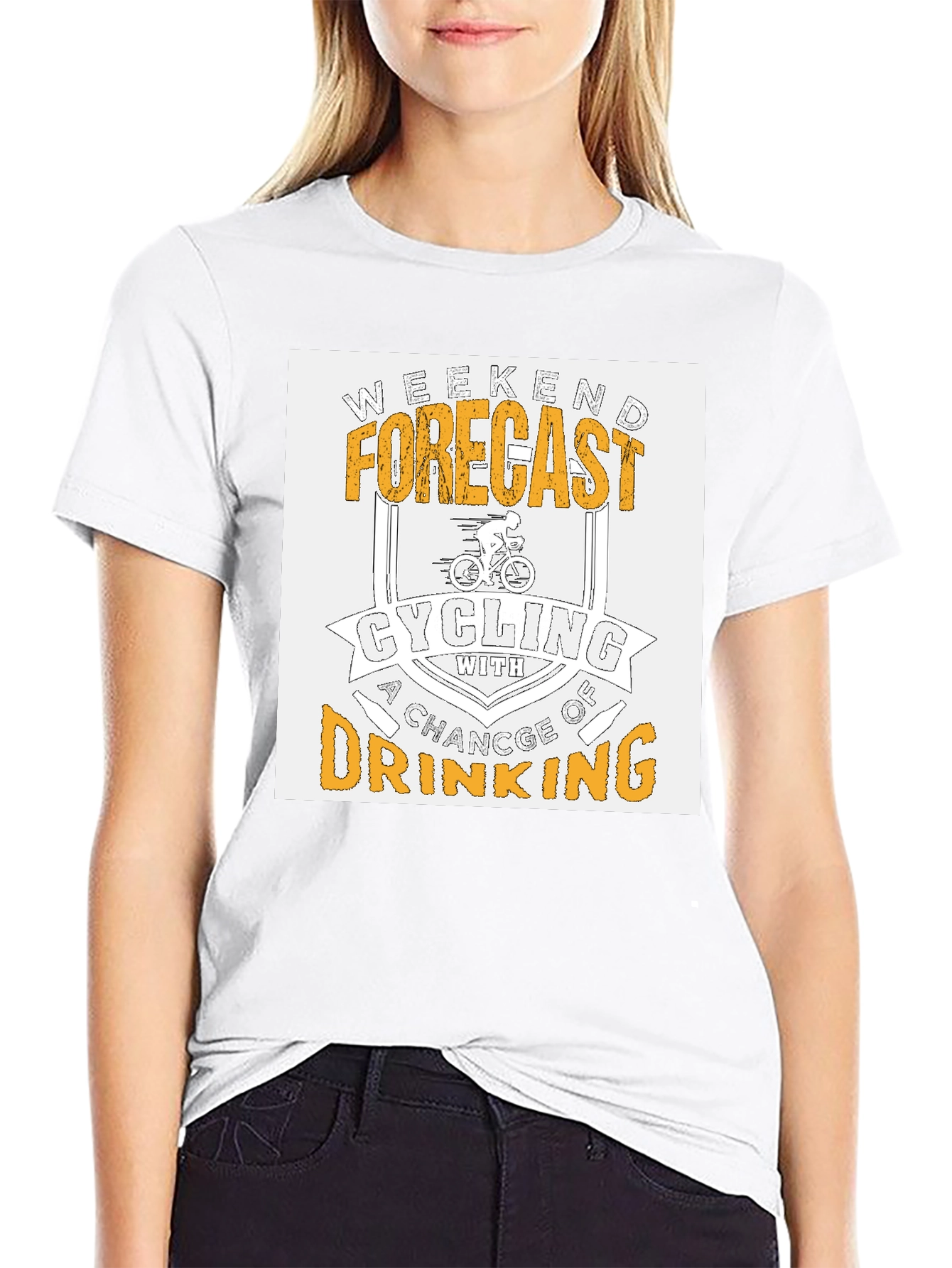 Cycling & Drinking Forecast T-Shirt