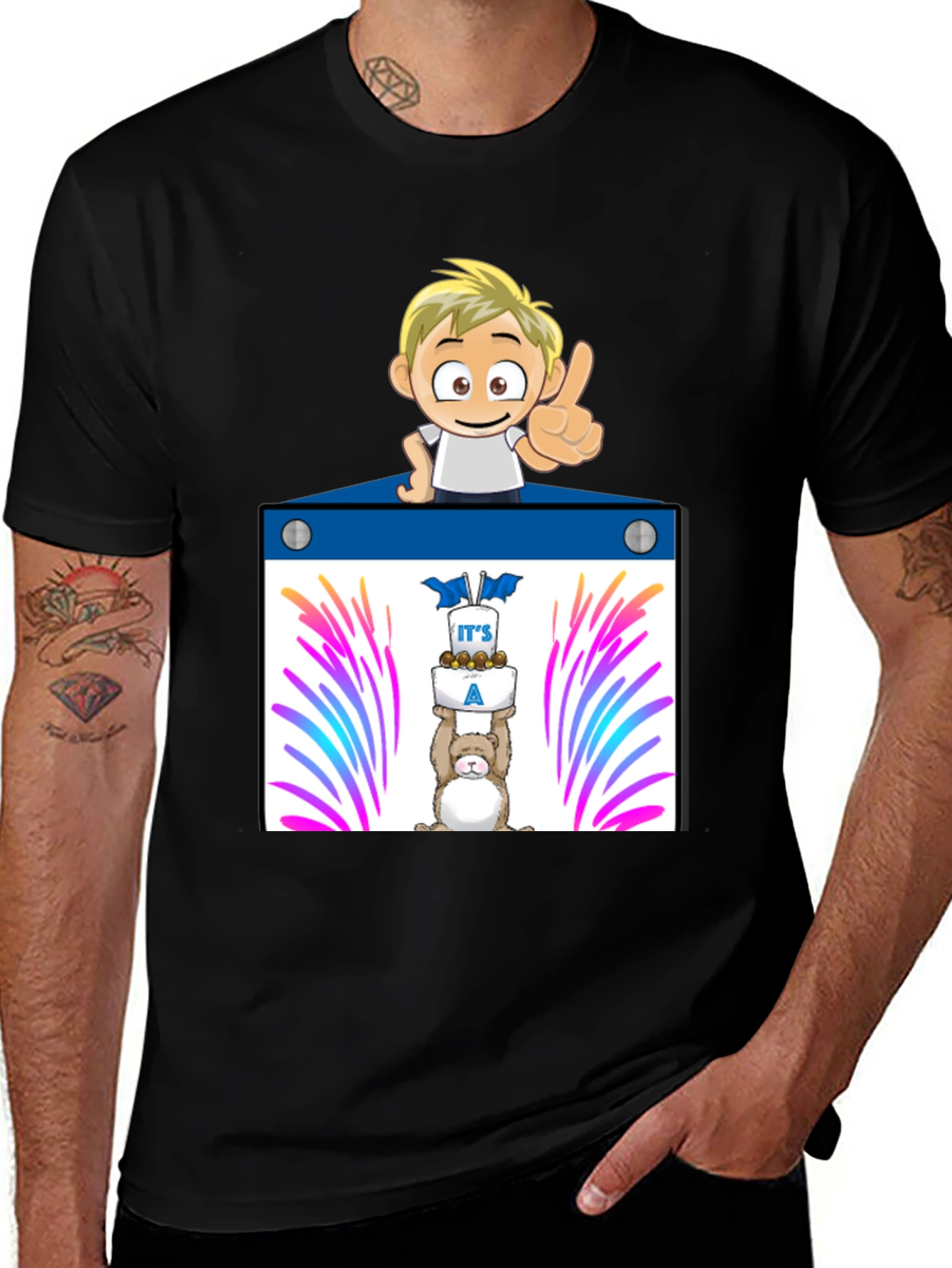 Its a Boy Cartoon T-Shirt