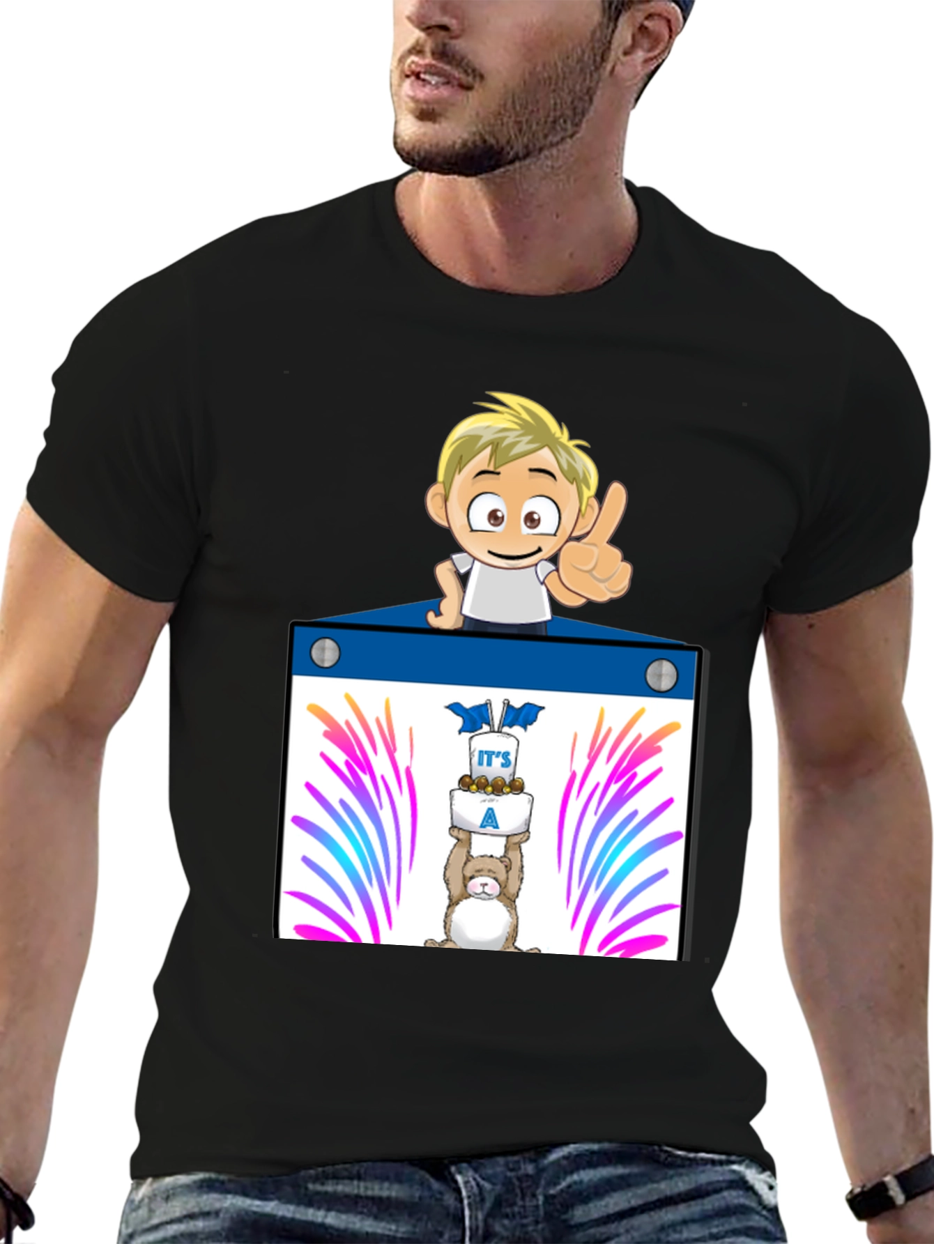 Its a Boy Cartoon T-Shirt