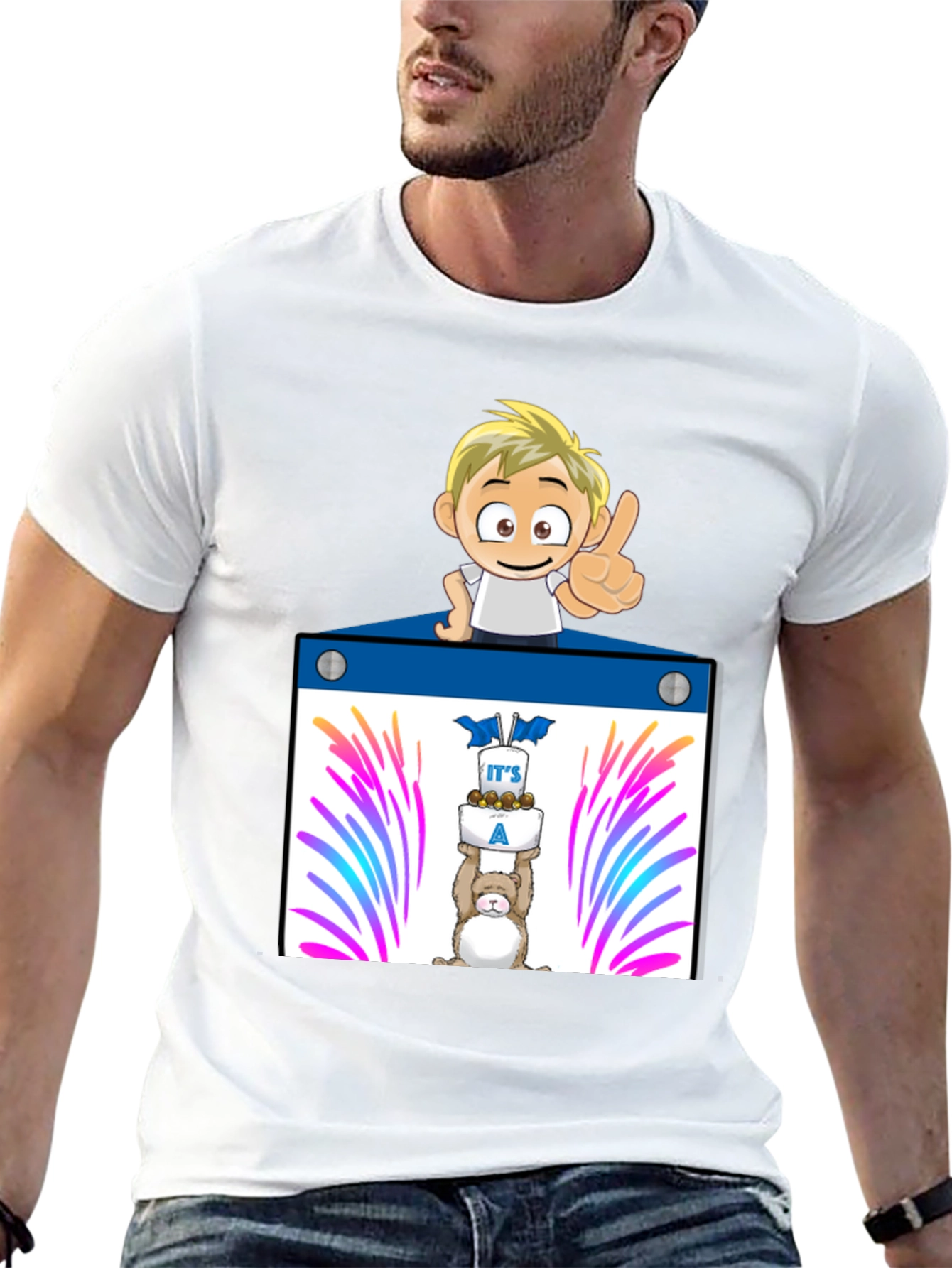 Its a Boy Cartoon T-Shirt