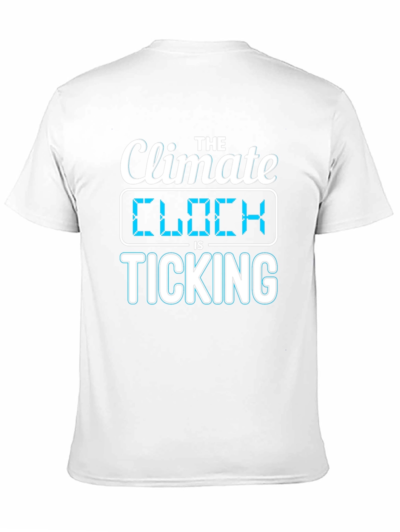Climate Clock is Ticking Graphic Tee - Black