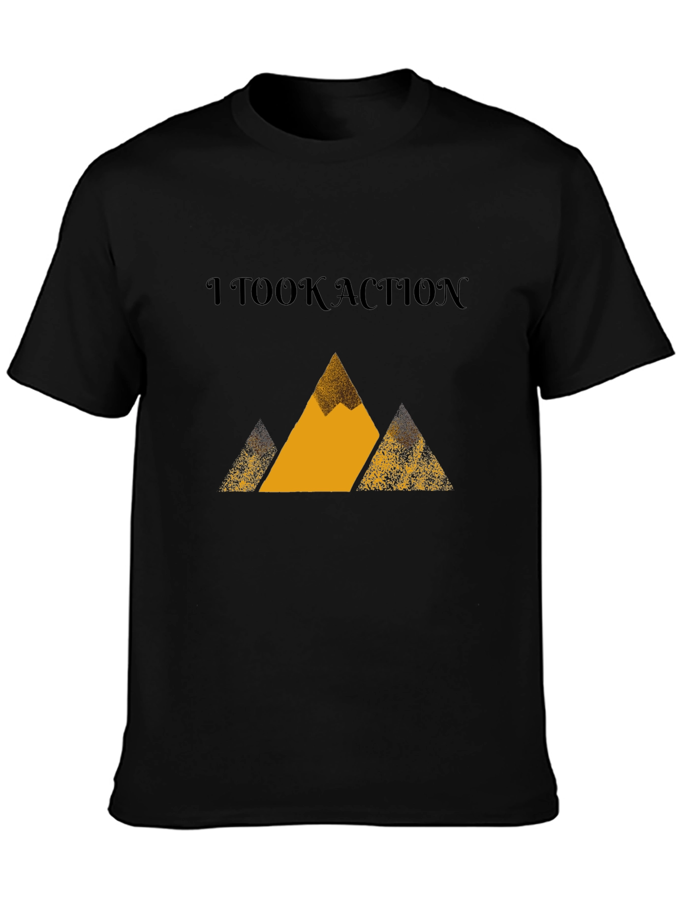 I Took Action Mountain Graphic T-Shirt