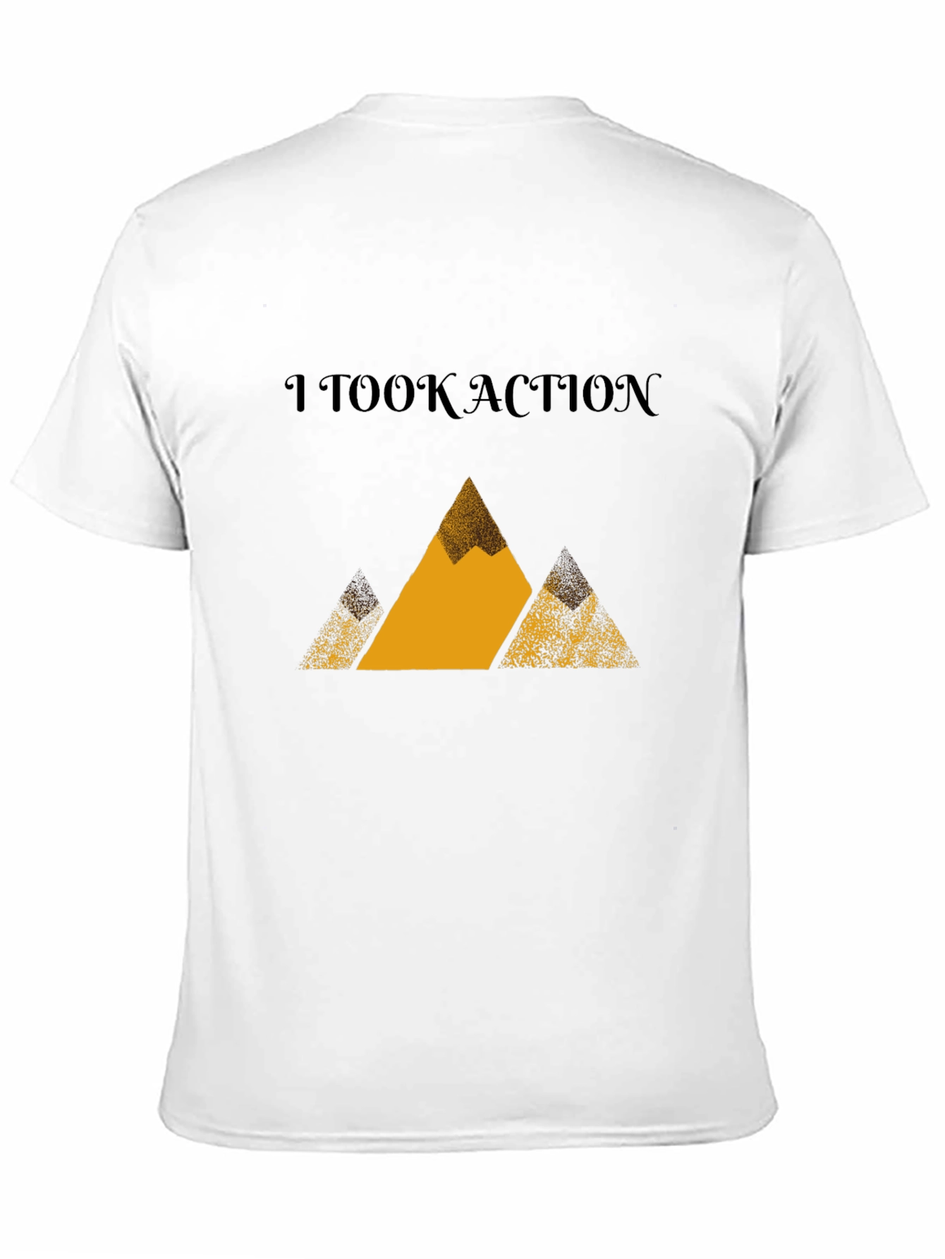 I Took Action Mountain Graphic T-Shirt