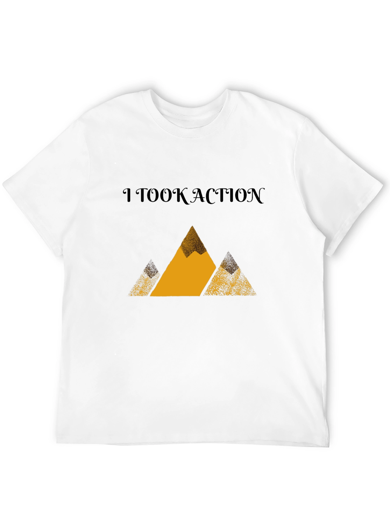 I Took Action Mountain Graphic T-Shirt