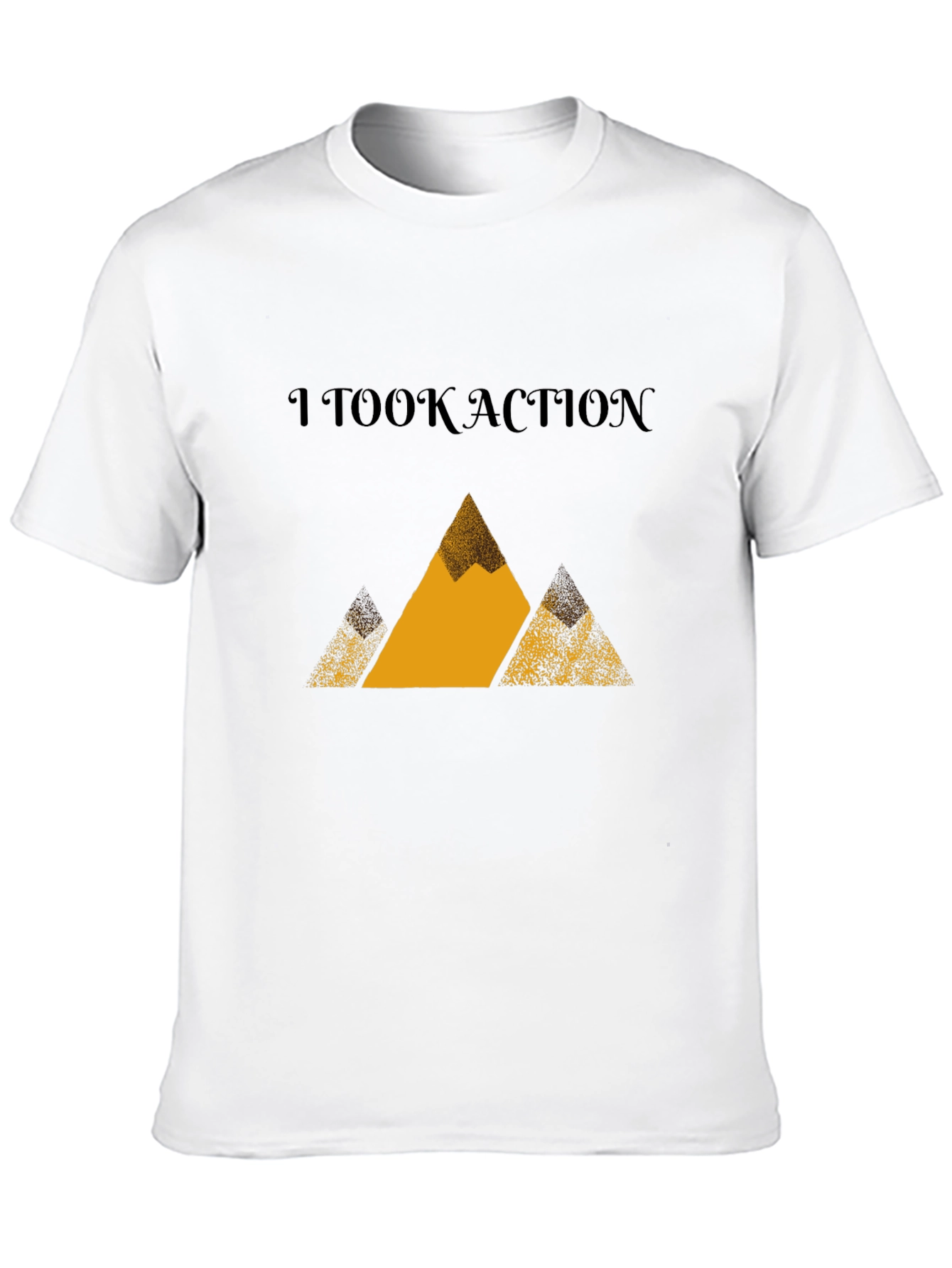 I Took Action Mountain Graphic T-Shirt