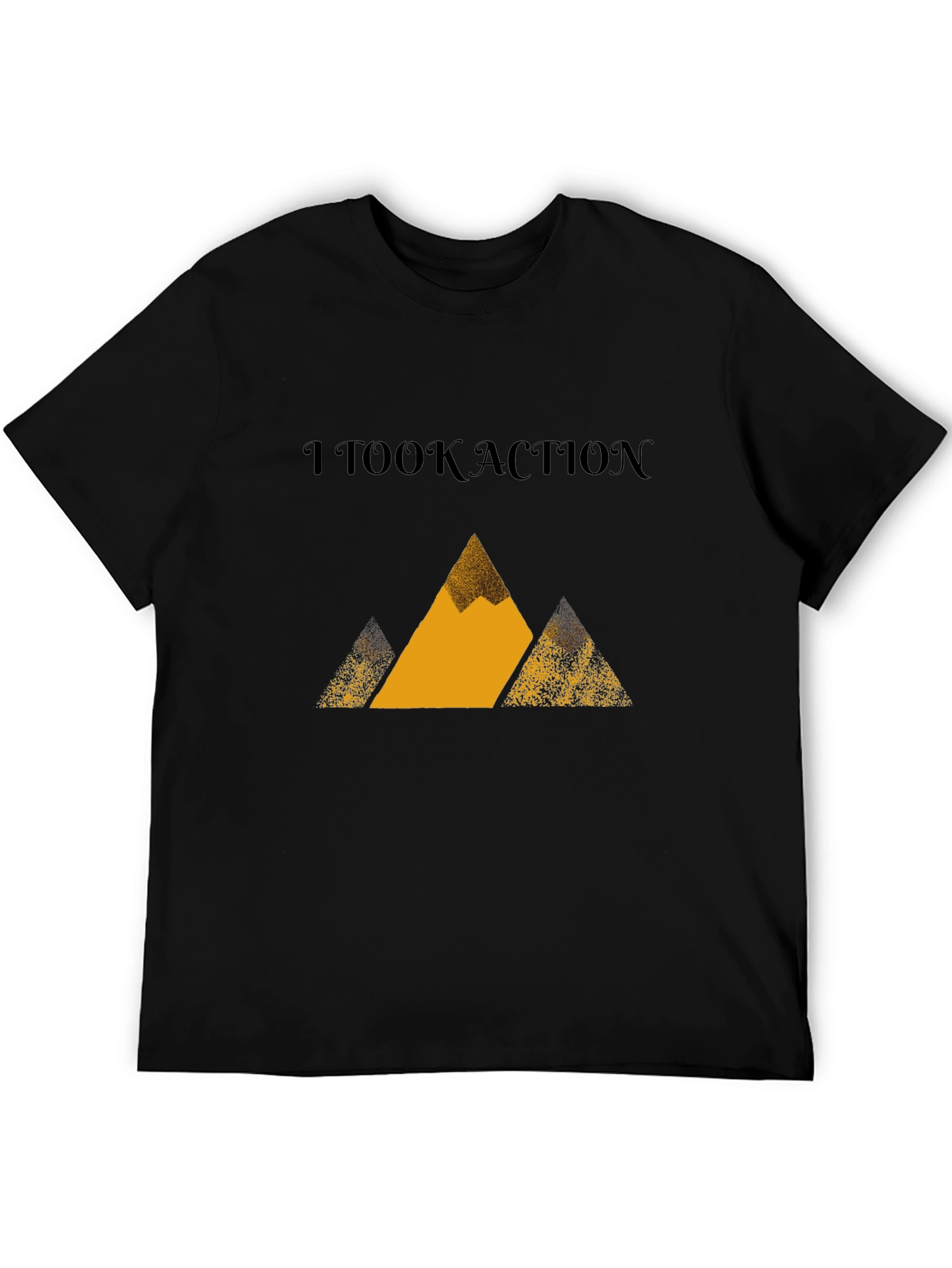 I Took Action Mountain Graphic T-Shirt