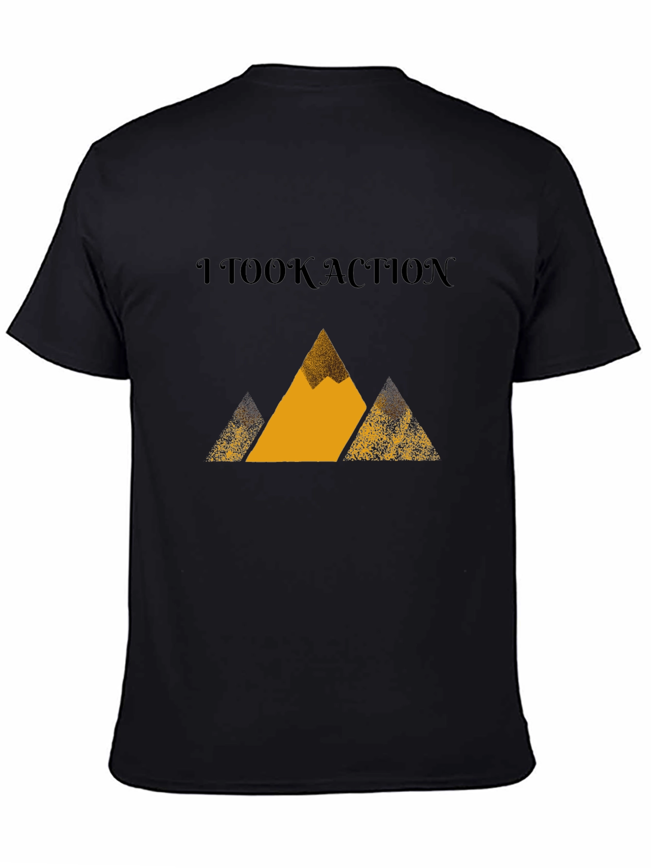 I Took Action Mountain Graphic T-Shirt