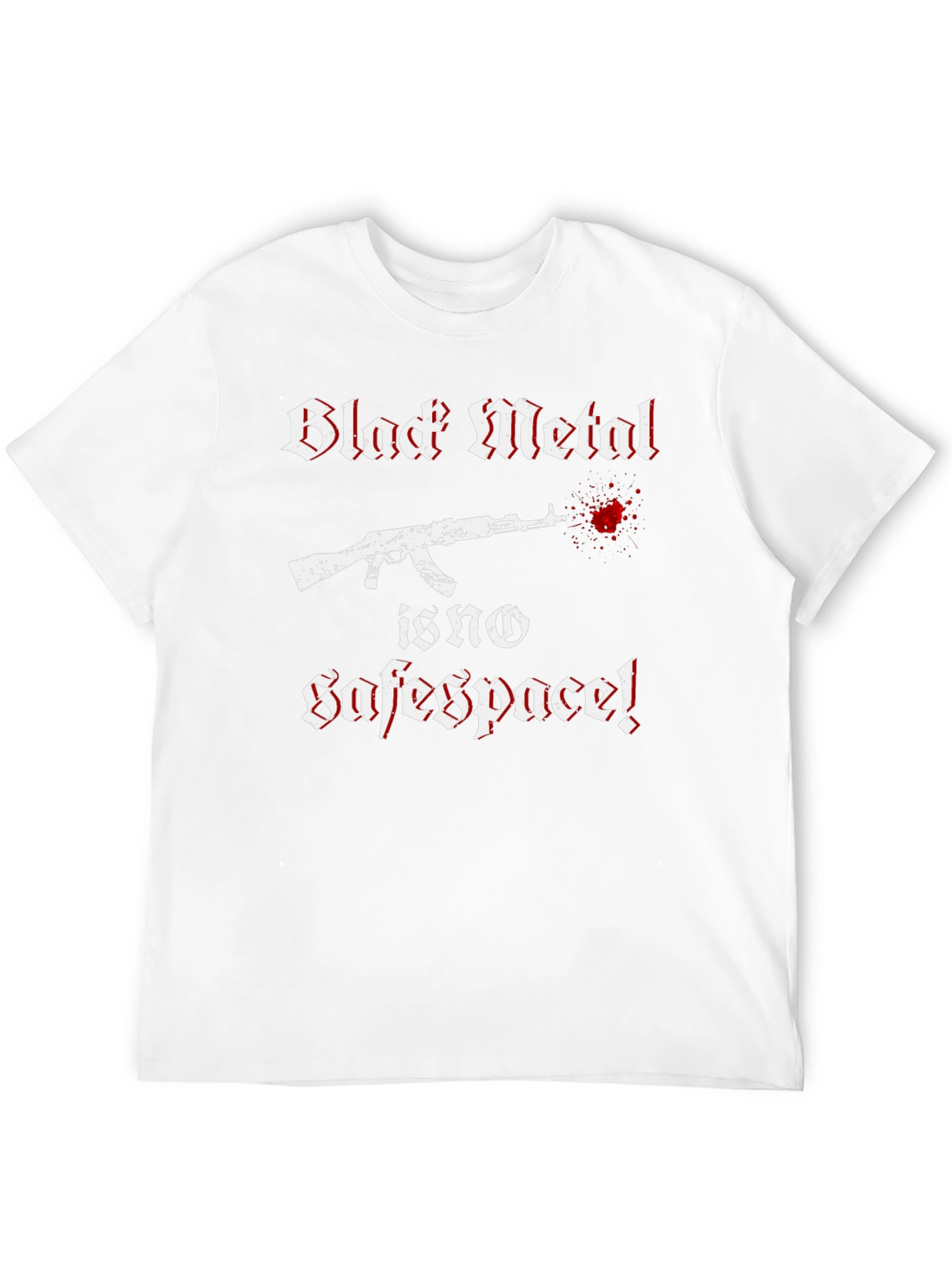 Black Metal No Safe Space Graphic Tee