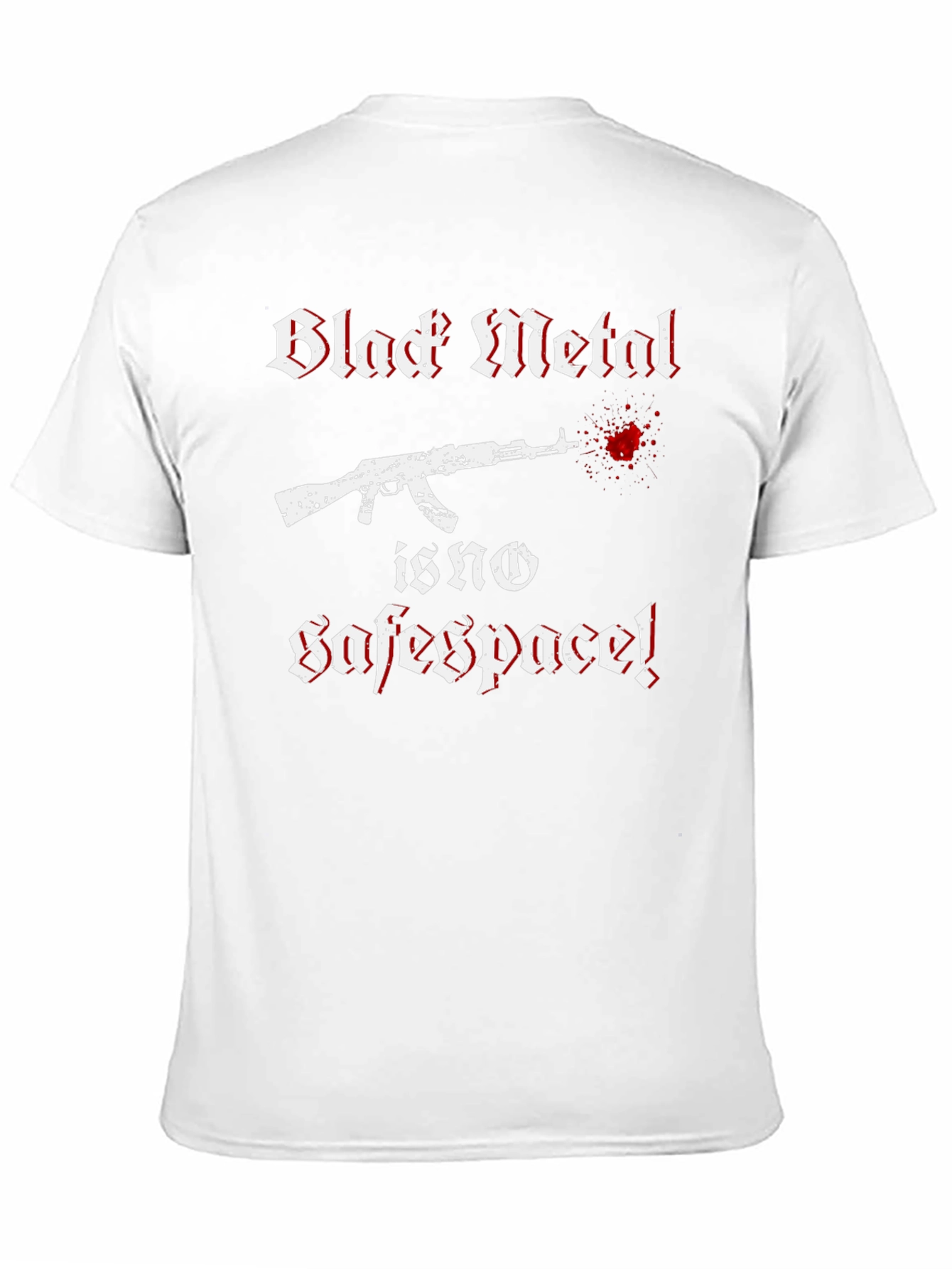 Black Metal No Safe Space Graphic Tee
