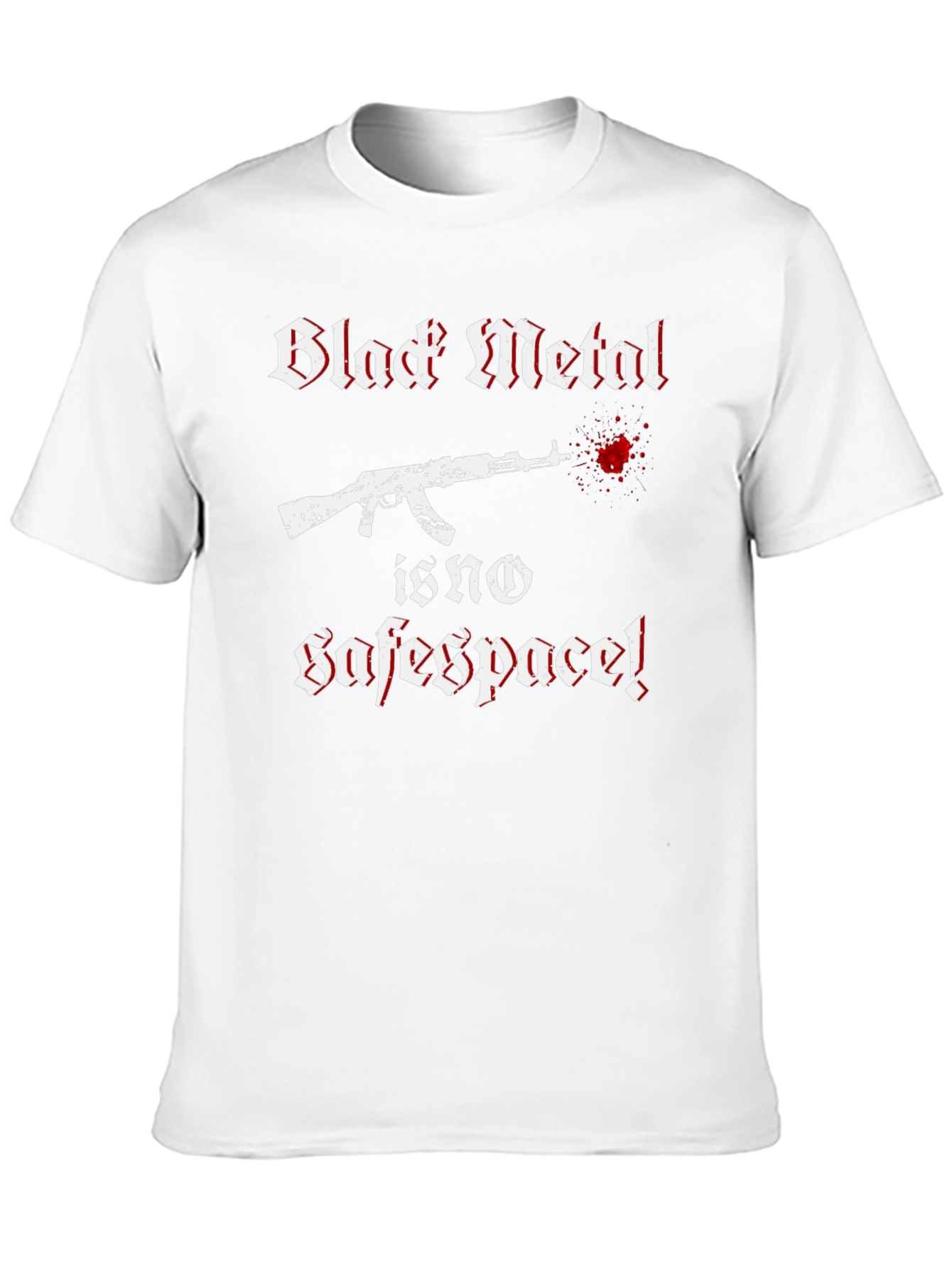 Black Metal No Safe Space Graphic Tee
