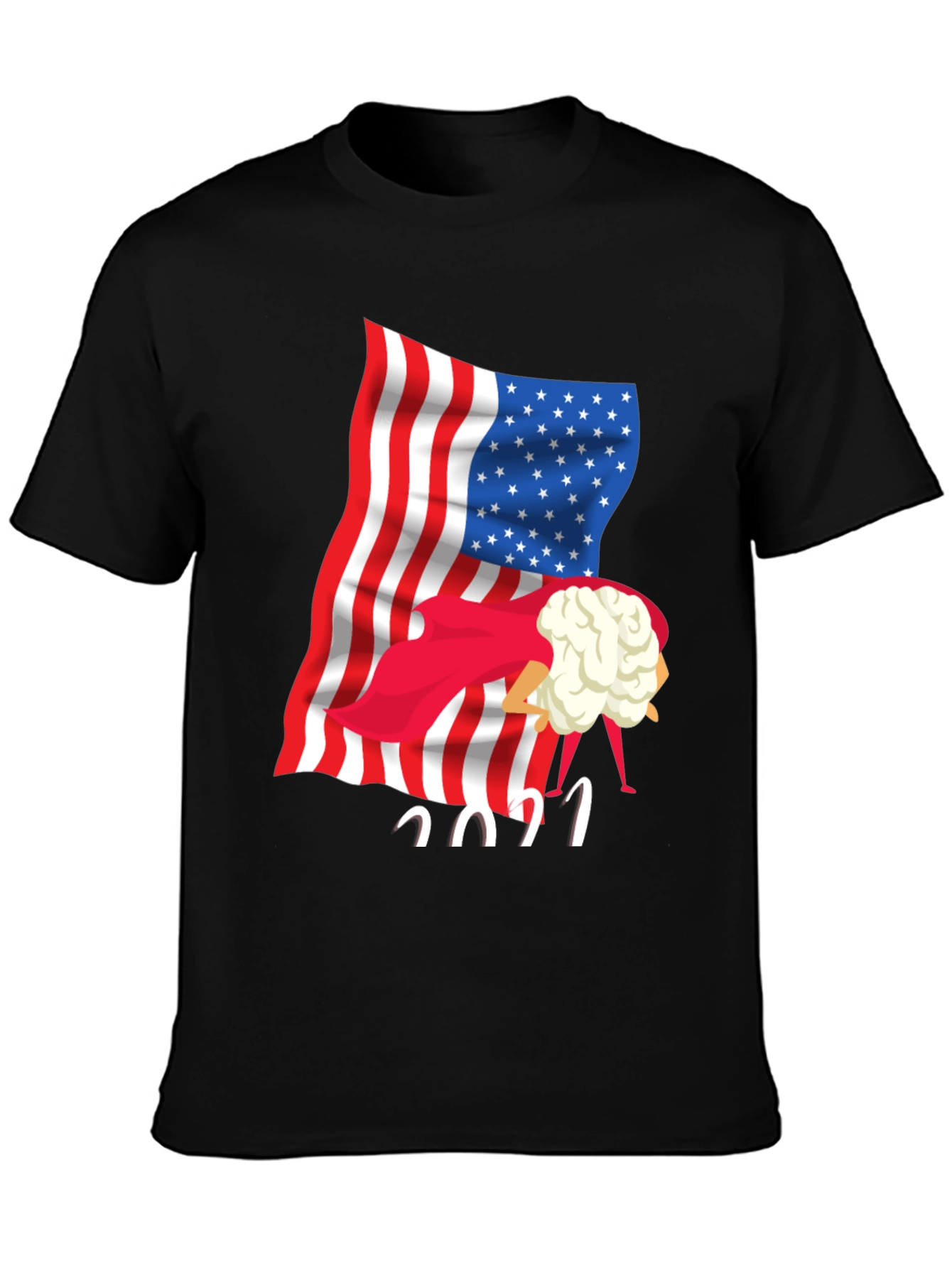 Patriotic Cauliflower Head 2021 T-Shirt