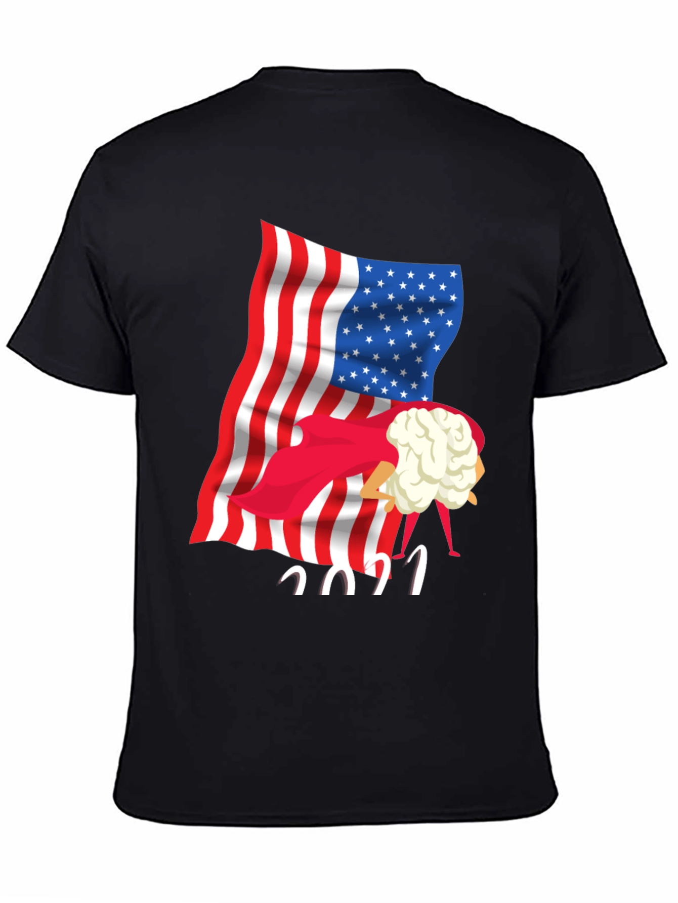 Patriotic Cauliflower Head 2021 T-Shirt