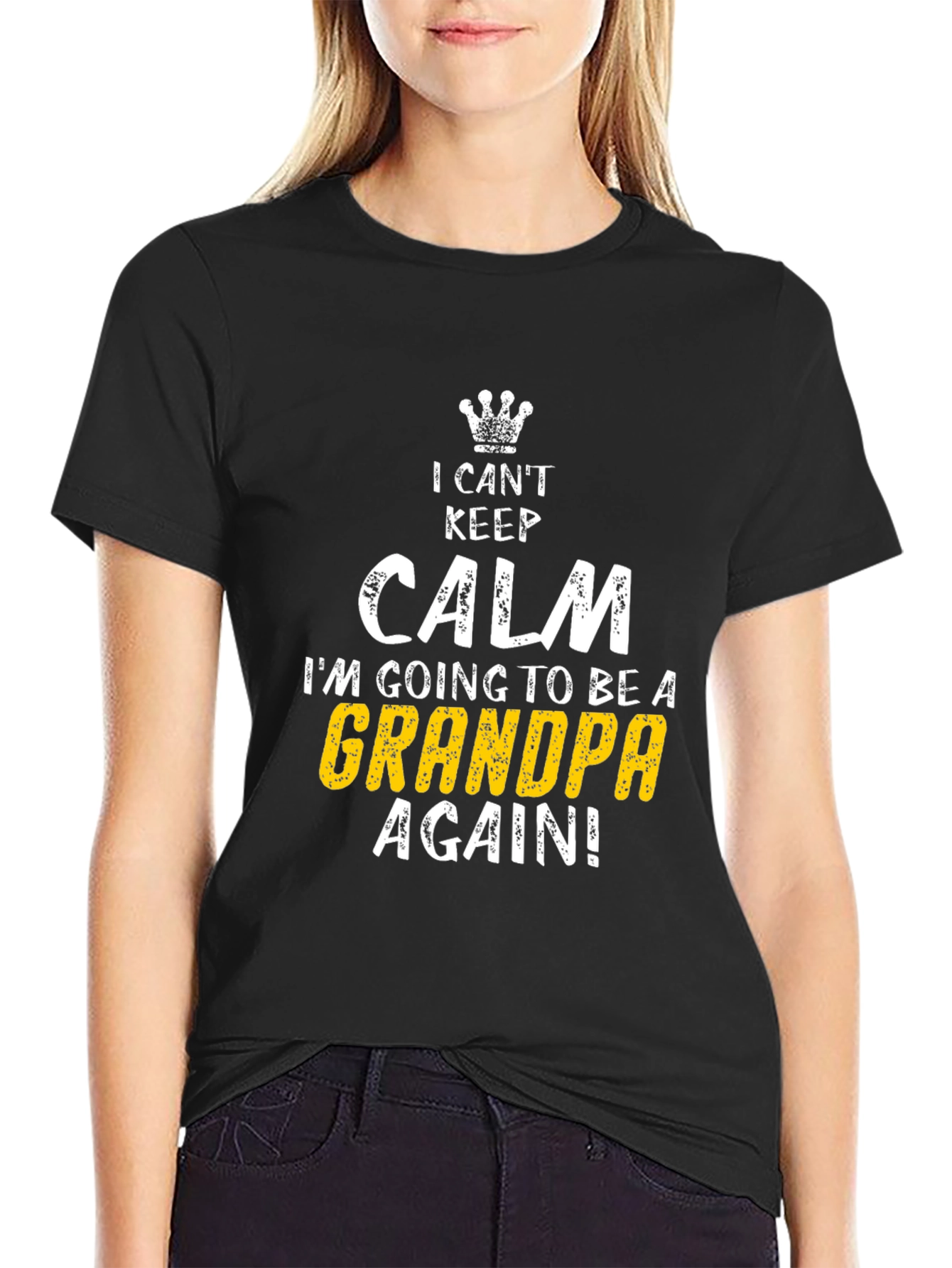 I Cant Keep Calm Grandpa Again T-Shirt