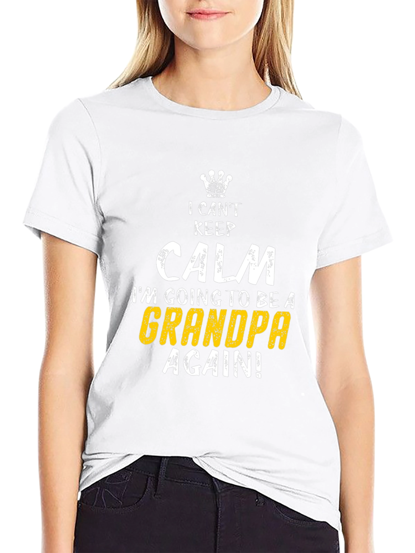 I Cant Keep Calm Grandpa Again T-Shirt