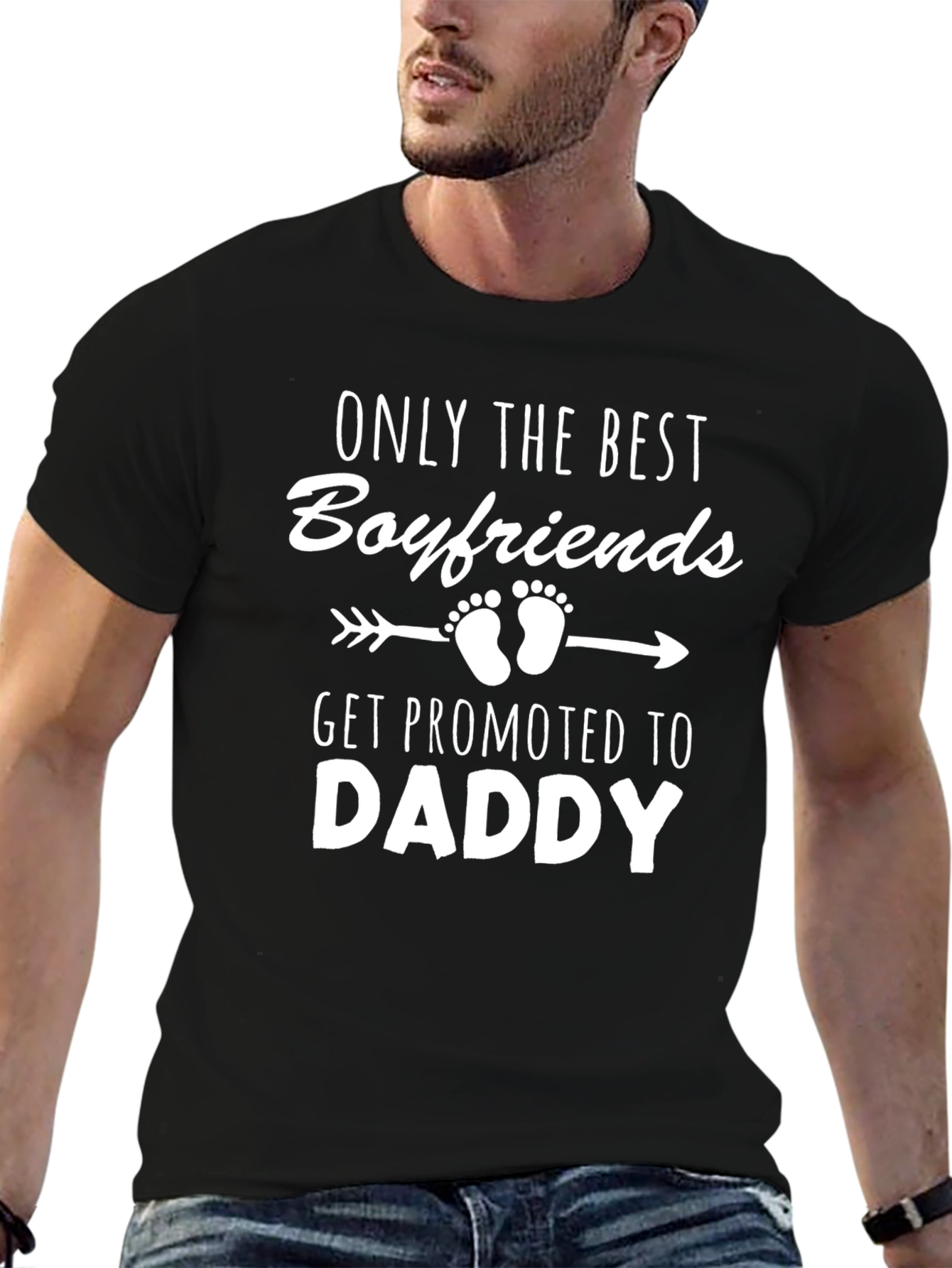 Best Boyfriends Get Promoted To Daddy Graphic T-Shirt