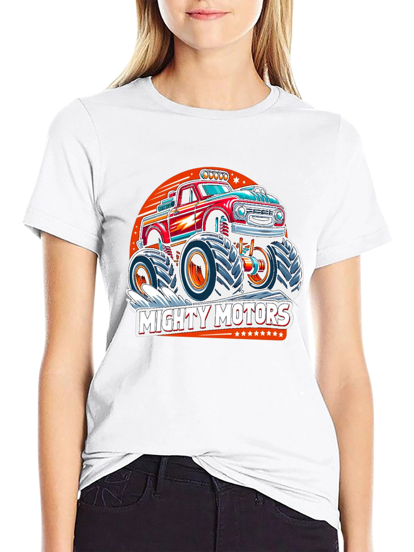 Mighty Motors Monster Truck Graphic Tee