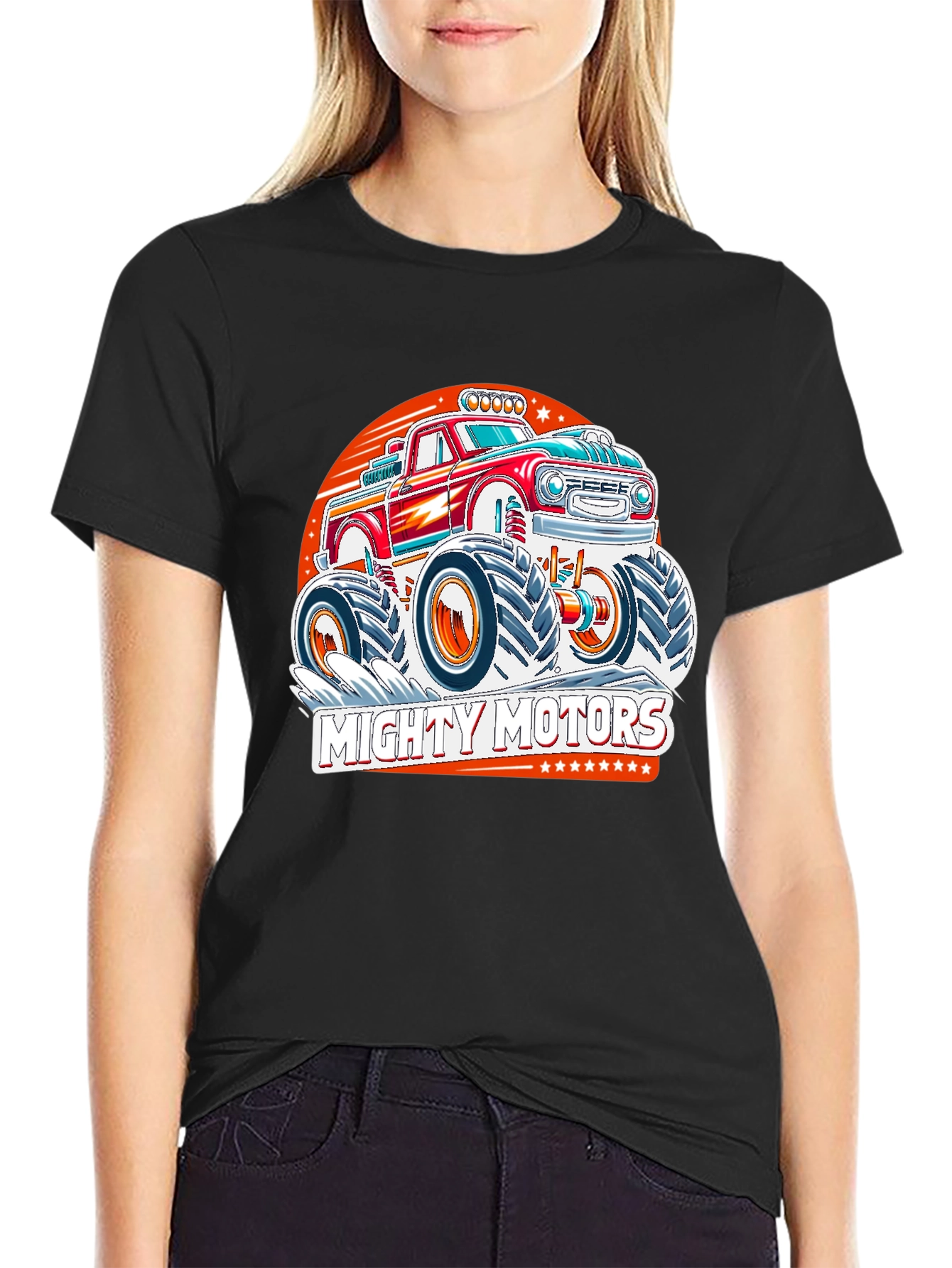 Mighty Motors Monster Truck Graphic Tee