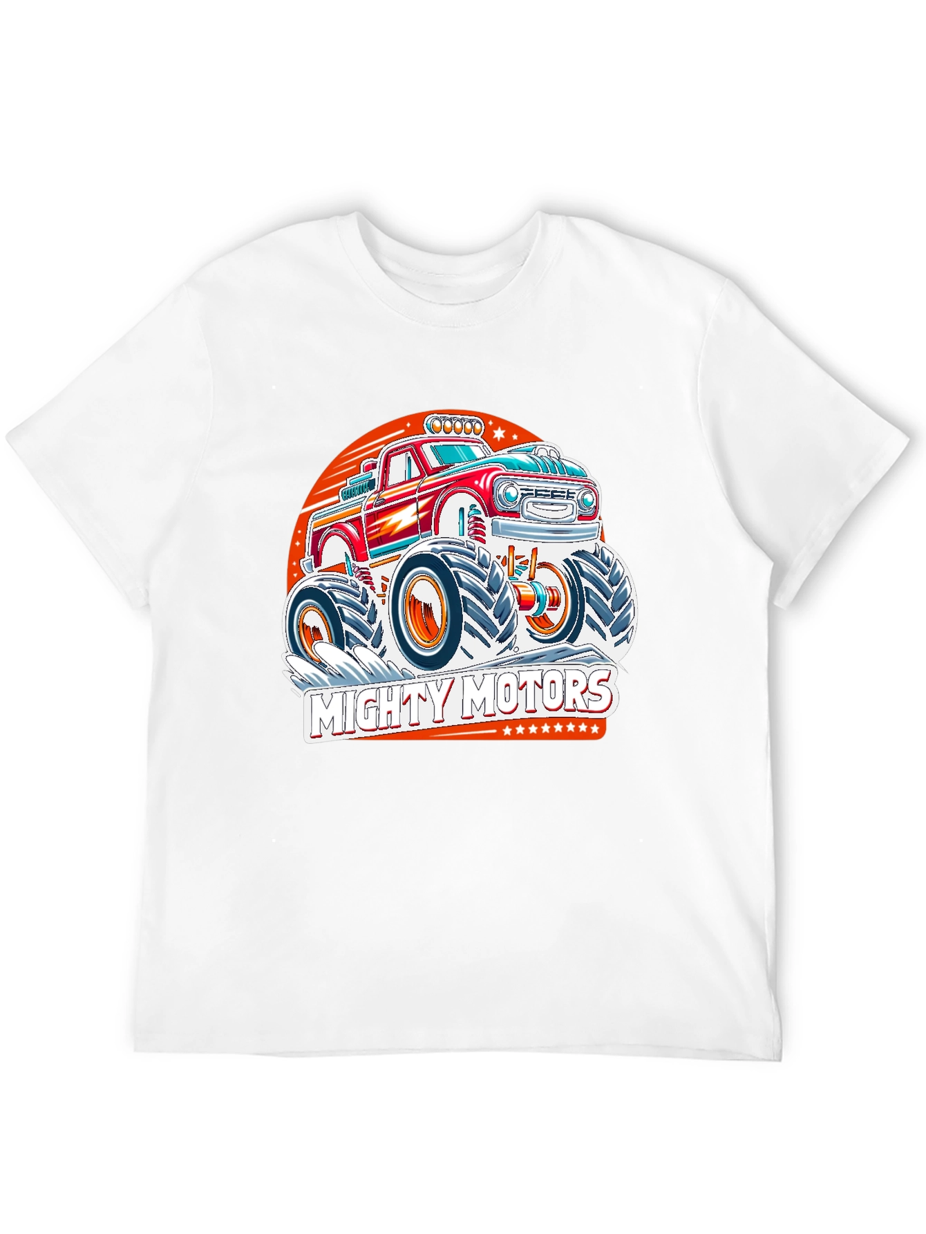 Mighty Motors Monster Truck Graphic Tee