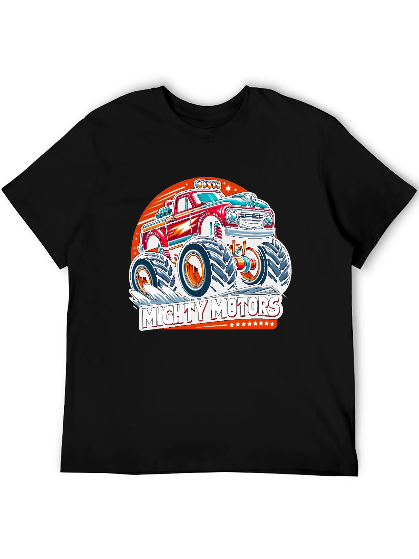 Mighty Motors Monster Truck Graphic Tee