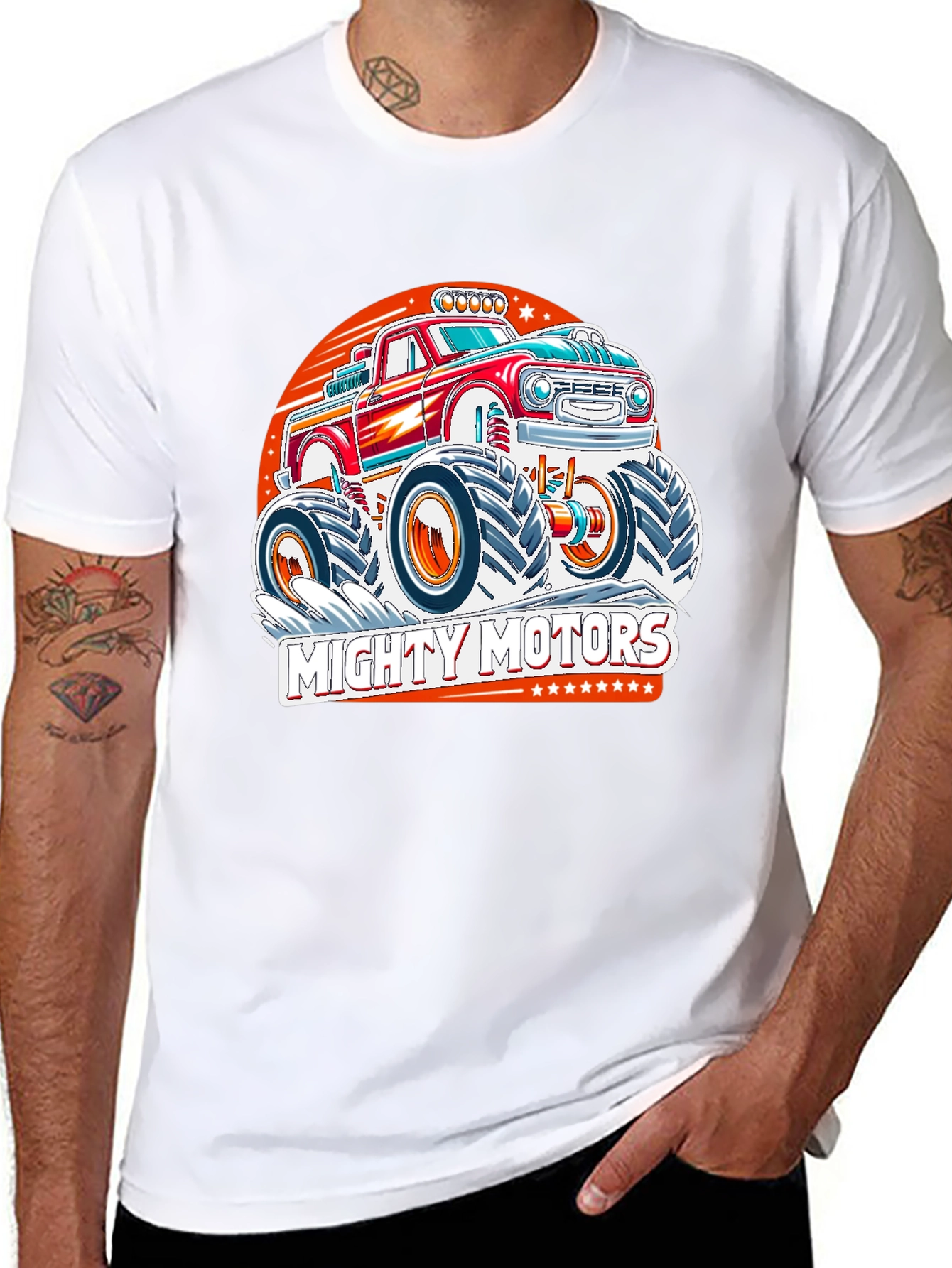 Mighty Motors Monster Truck Graphic Tee