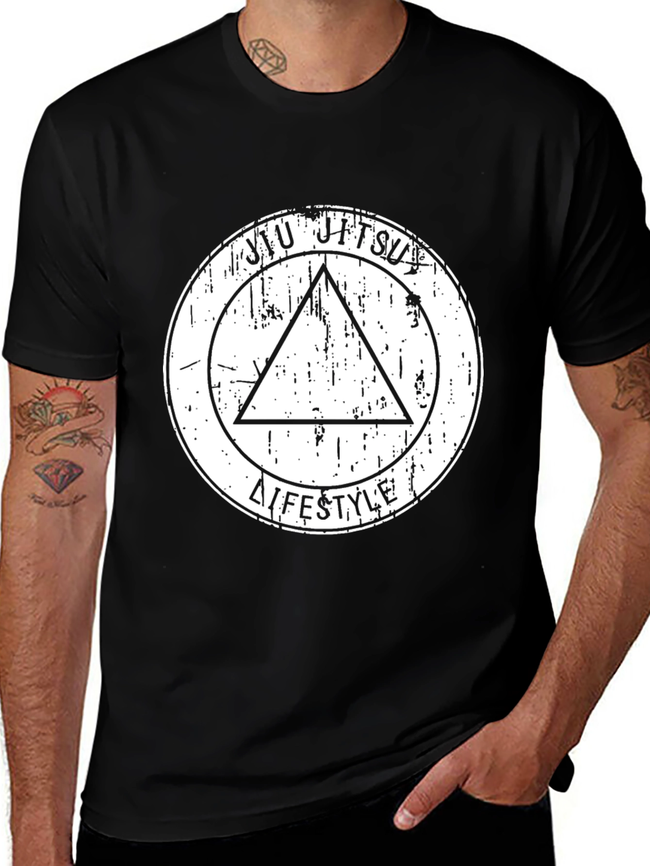 Jiu Jitsu Lifestyle Graphic Tee - Black