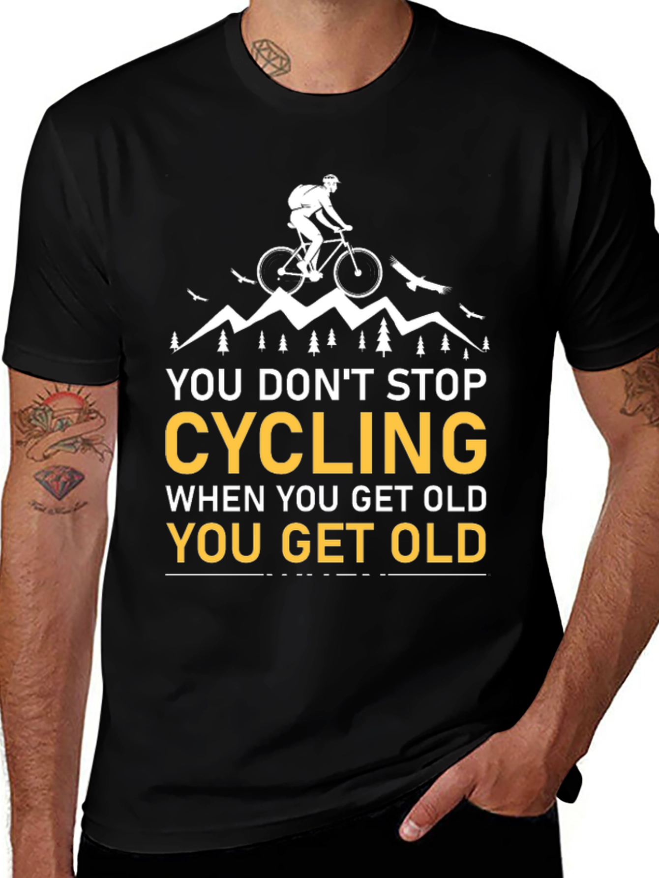 Cycling Never Get Old T-Shirt