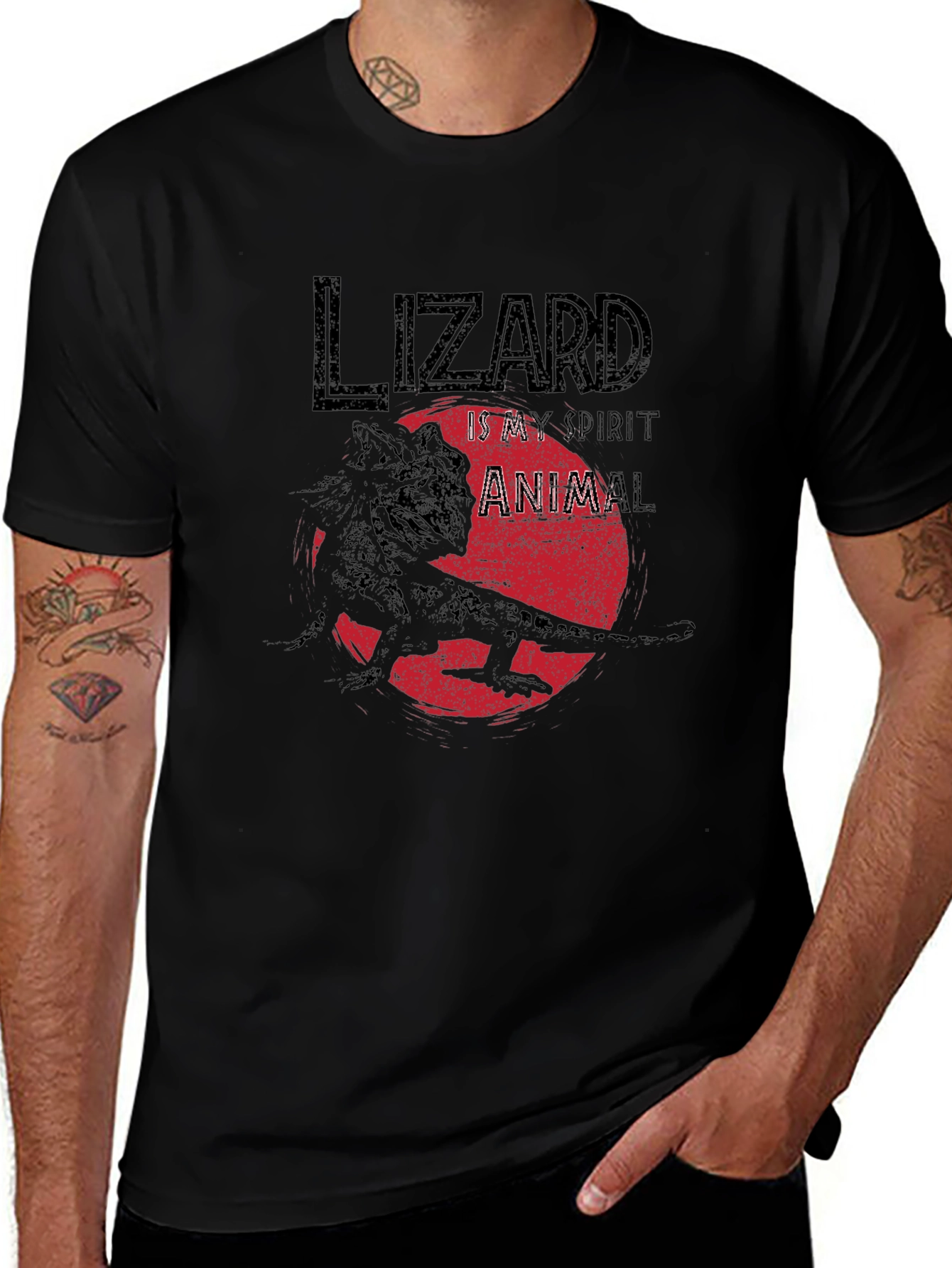 Lizard Spirit Animal Graphic Tee