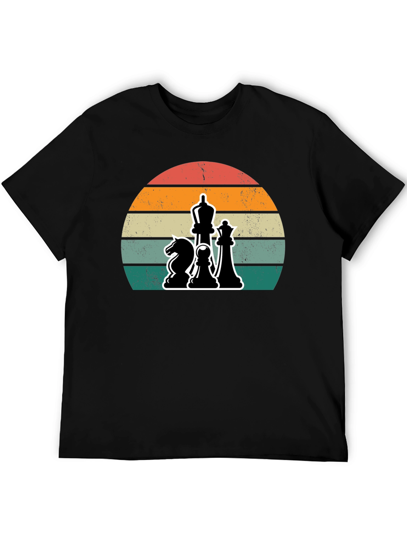 Chess Sunset Graphic Tee - Stylish Comfort