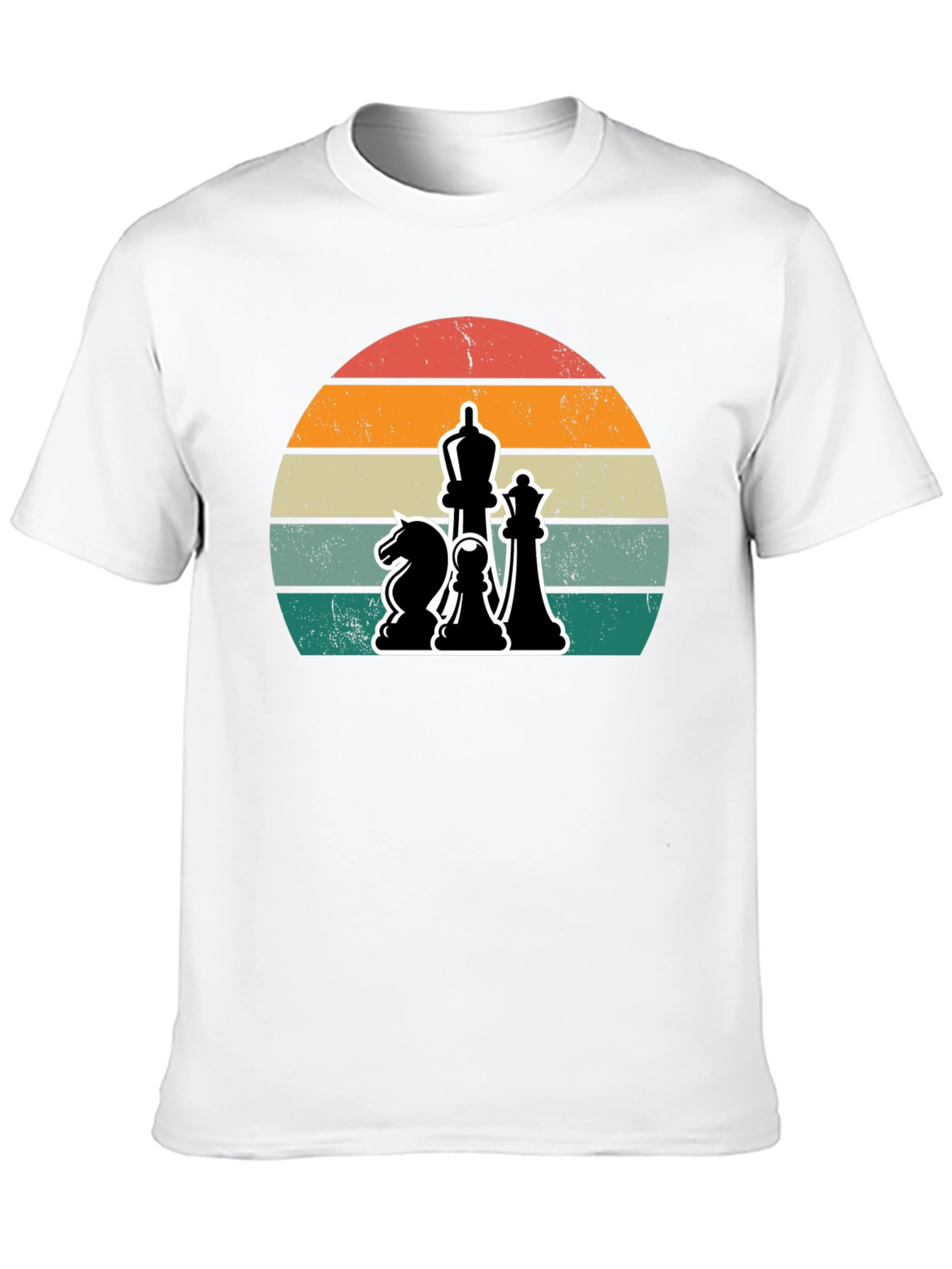 Chess Sunset Graphic Tee - Stylish Comfort