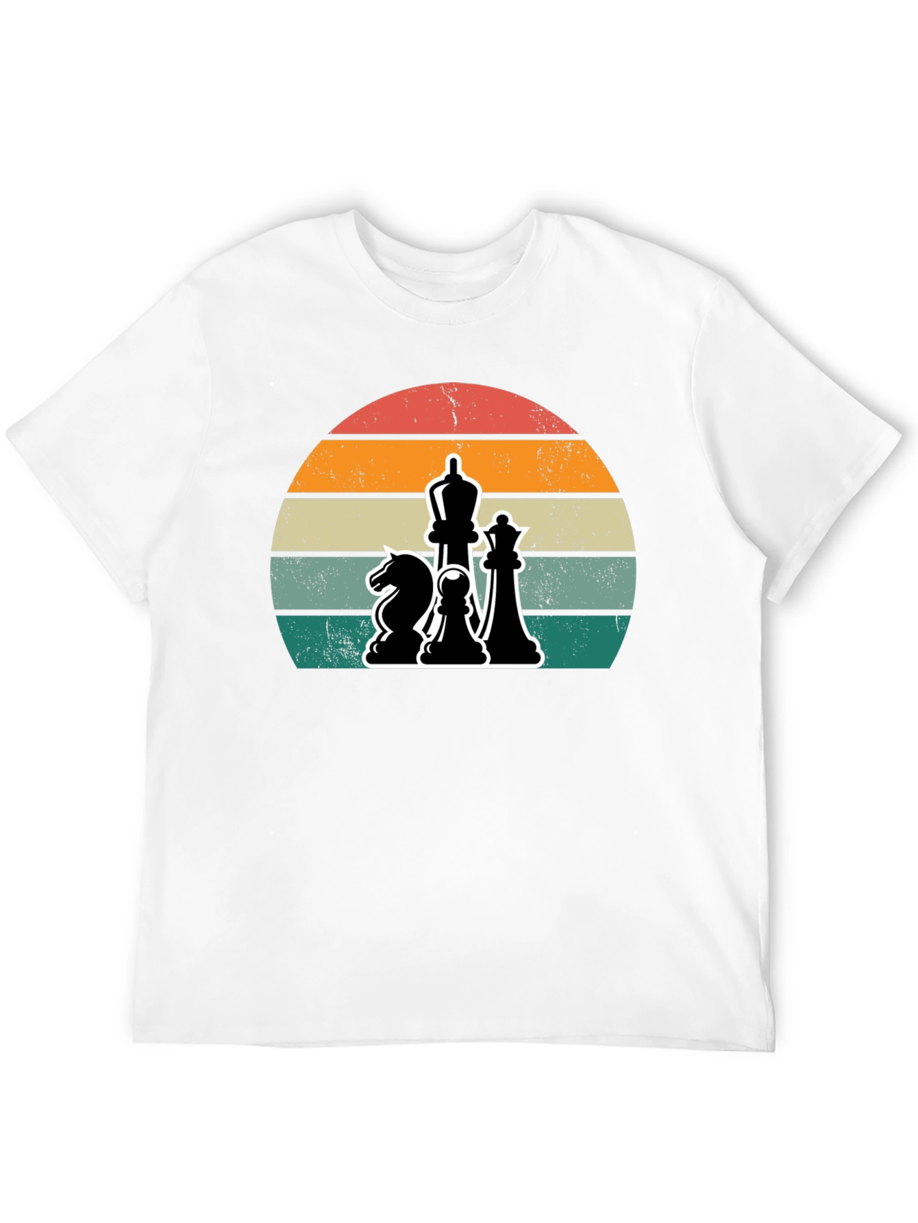 Chess Sunset Graphic Tee - Stylish Comfort