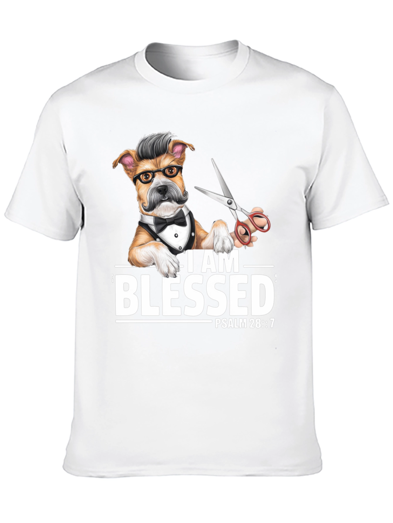 Blessed Barber Dog T-Shirt