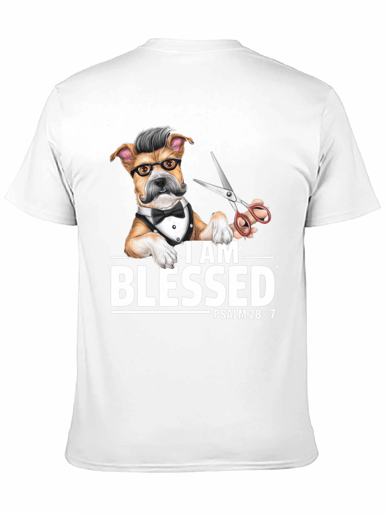 Blessed Barber Dog T-Shirt