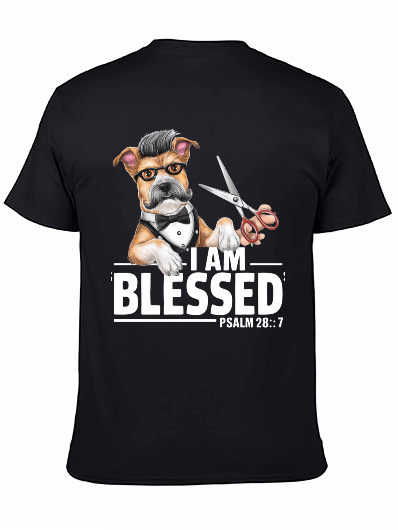 Blessed Barber Dog T-Shirt