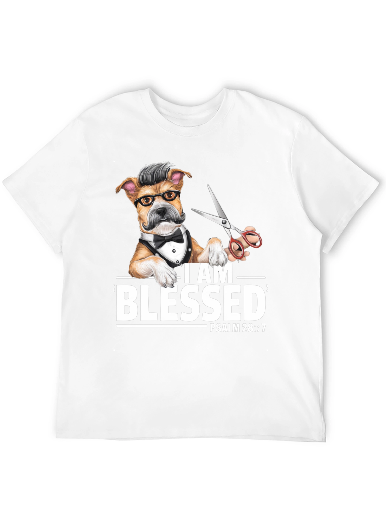 Blessed Barber Dog T-Shirt