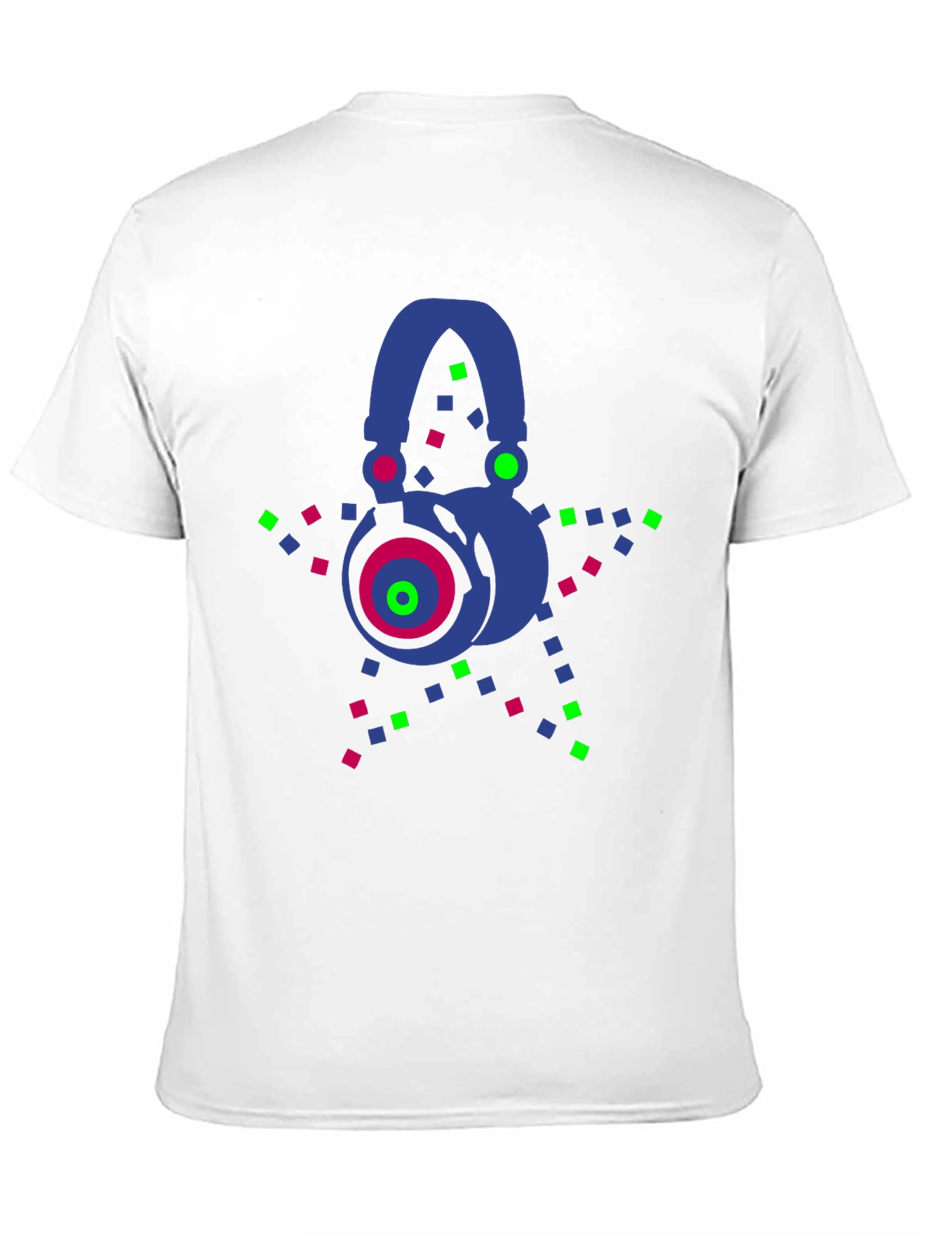 Neon Headphones Graphic Tee