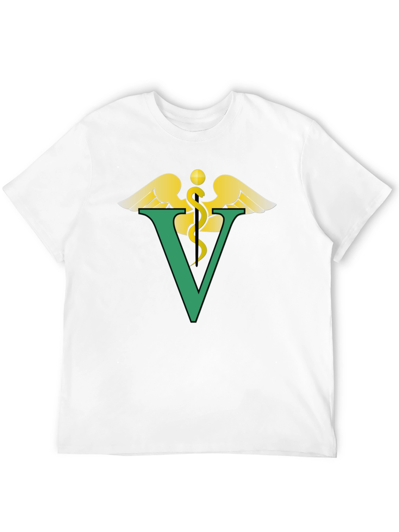 Vet Caduceus Black T-Shirt