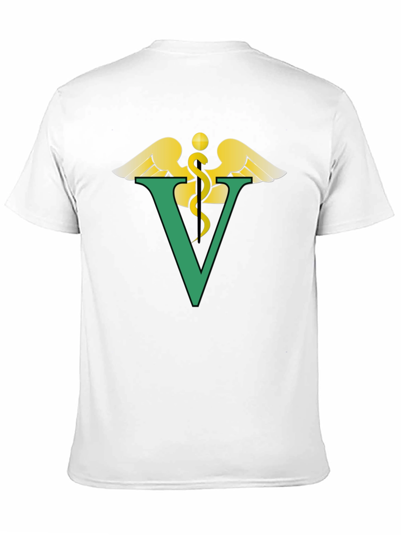 Vet Caduceus Black T-Shirt