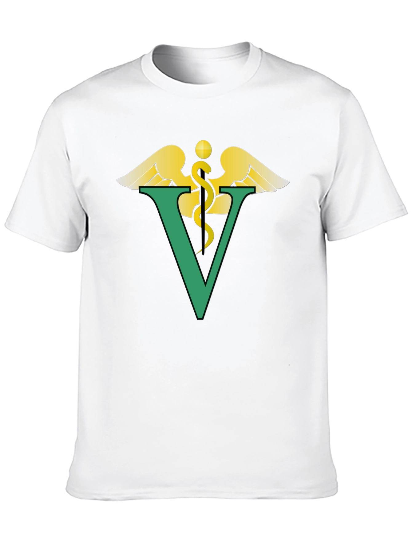 Vet Caduceus Black T-Shirt