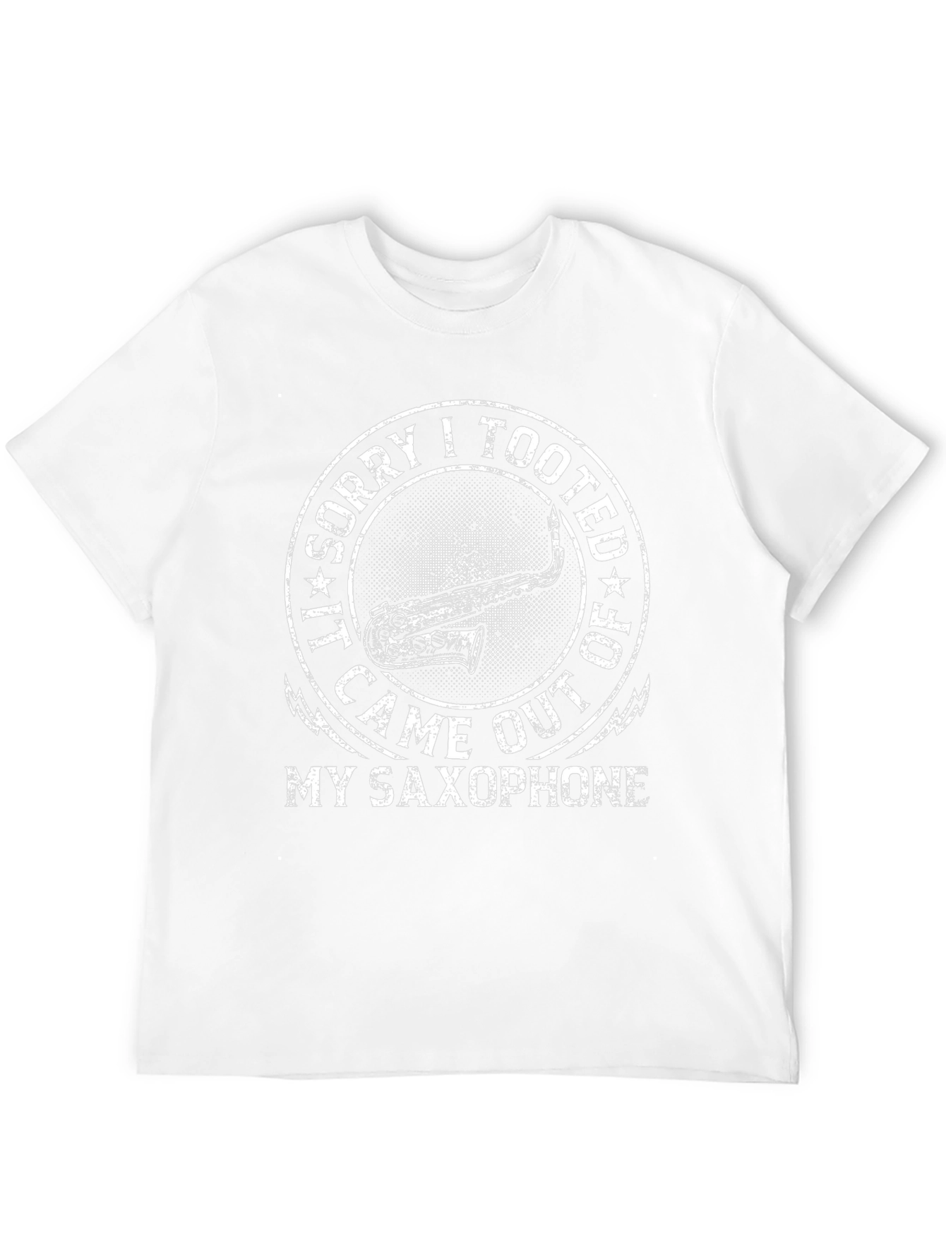 Funny Saxophone T-Shirt - Sorry I Tooted
