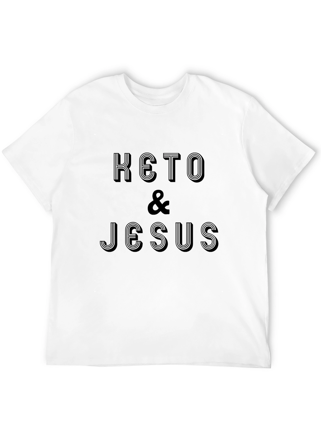 Keto & Jesus Black T-Shirt