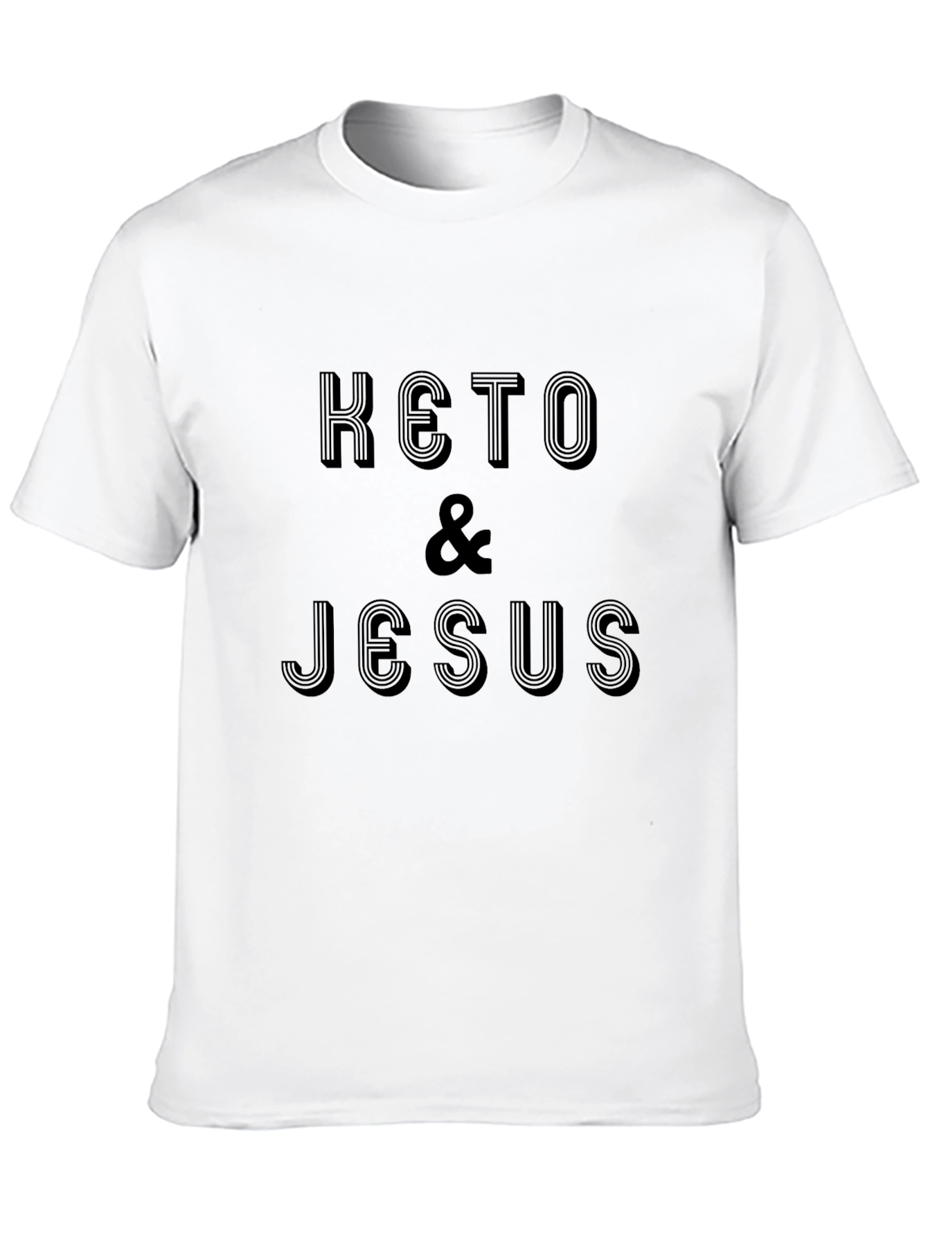 Keto & Jesus Black T-Shirt